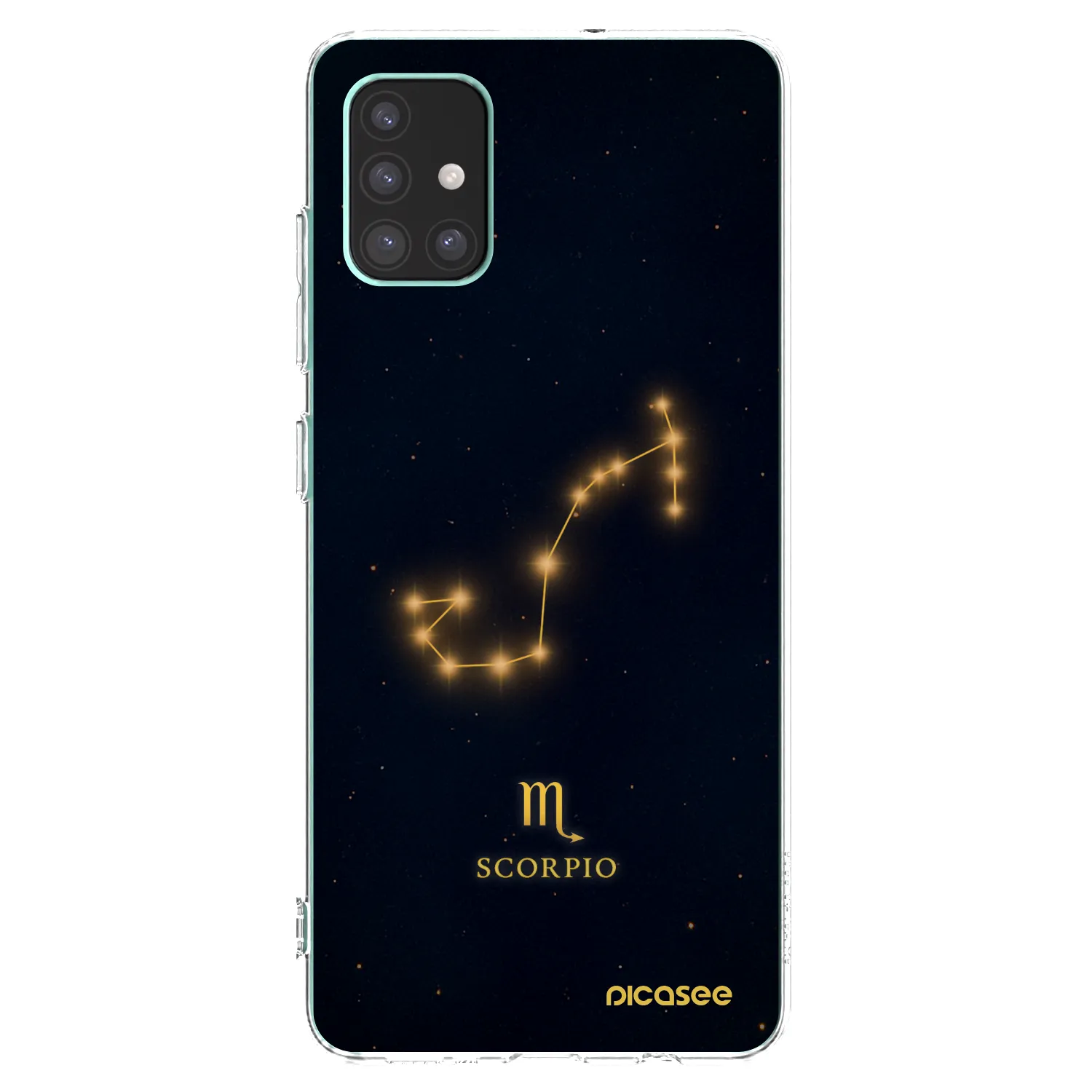Picasee silikónový prehľadný obal pre Samsung Galaxy M51 M515F - SCORPIO