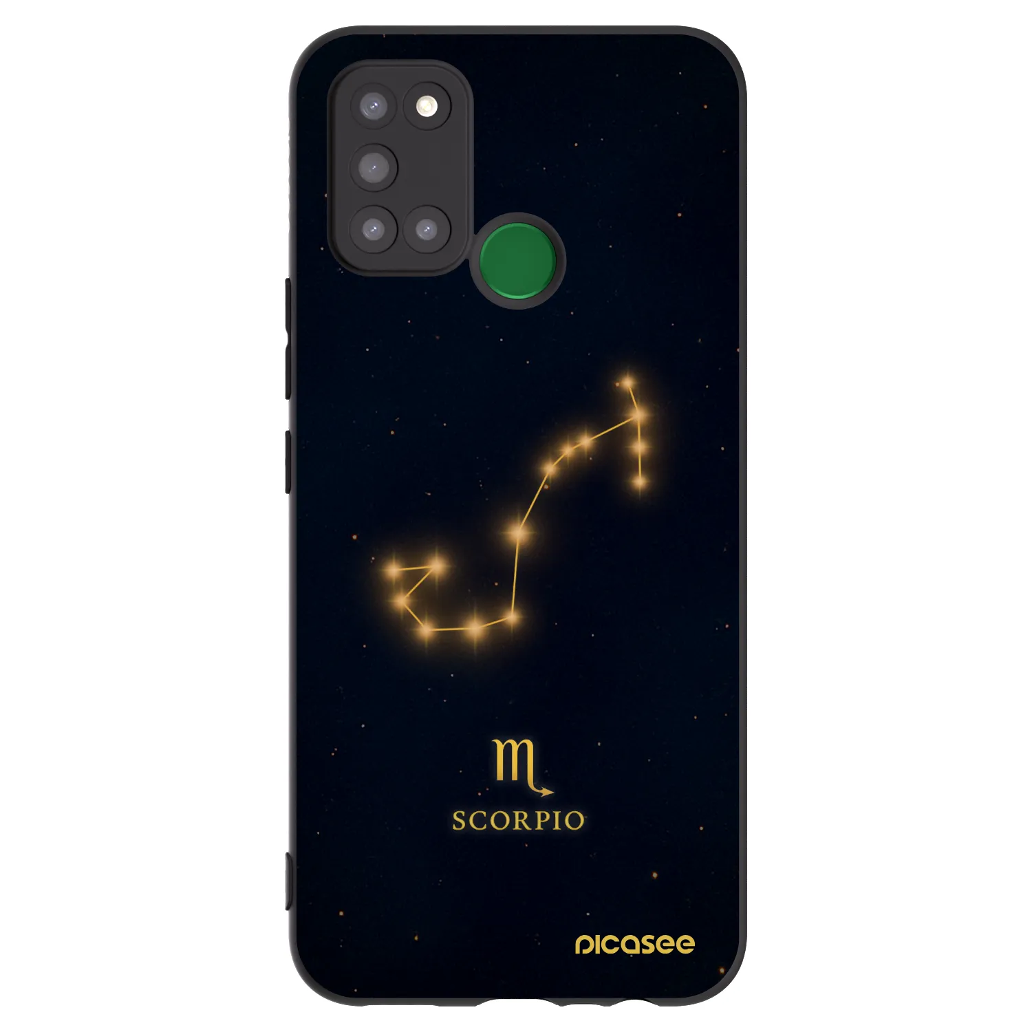 Picasee silikónový čierny obal pre Realme 7i - SCORPIO