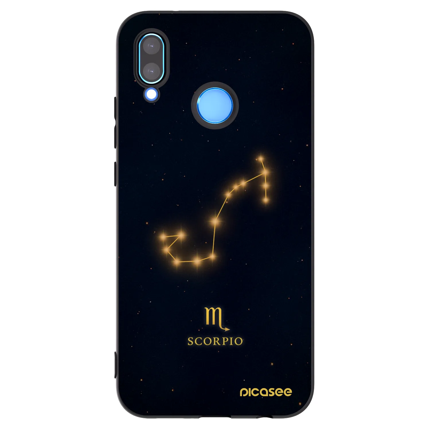 Picasee silikónový čierny obal pre Huawei P20 Lite - SCORPIO