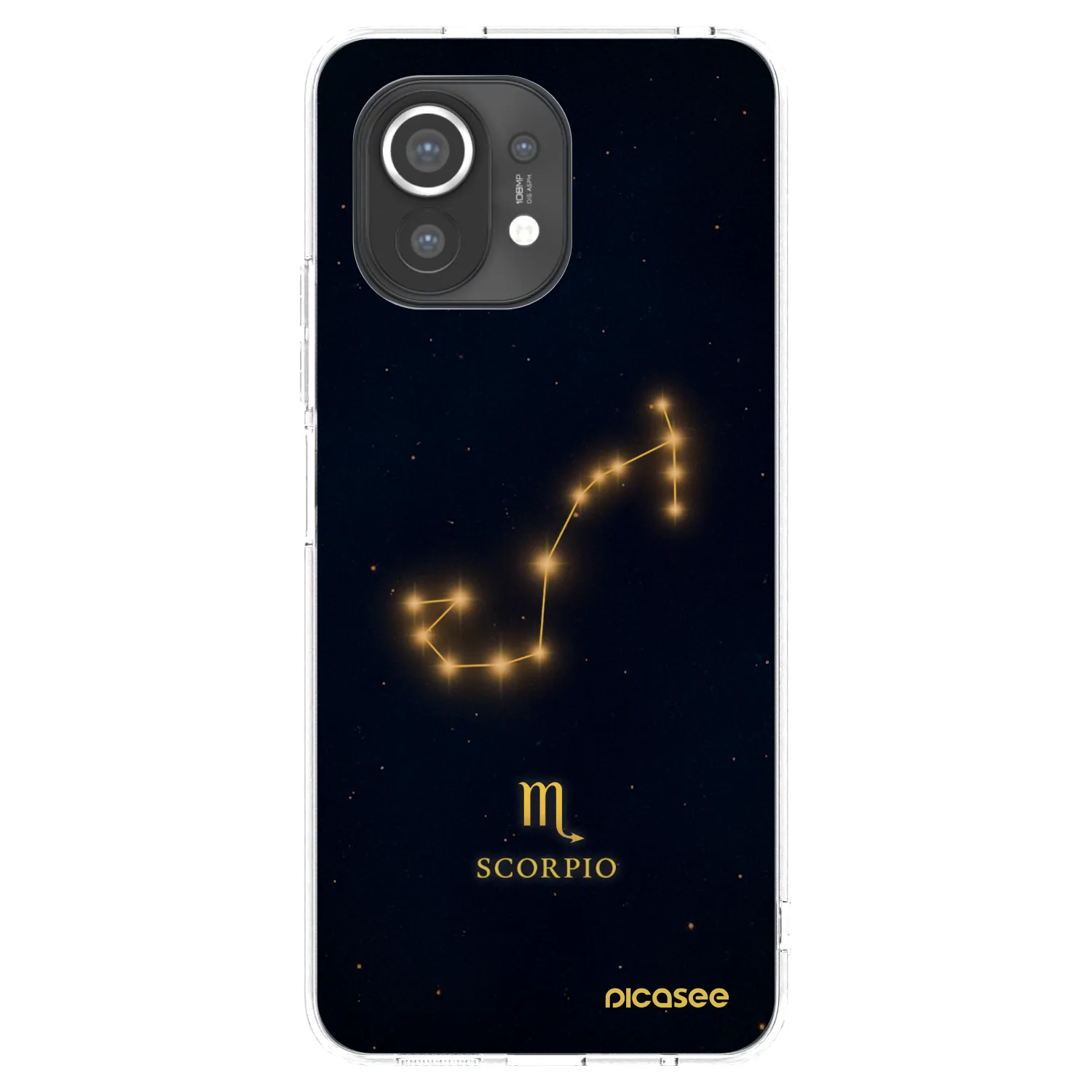 Picasee silikónový prehľadný obal pre Xiaomi Mi 11 - SCORPIO