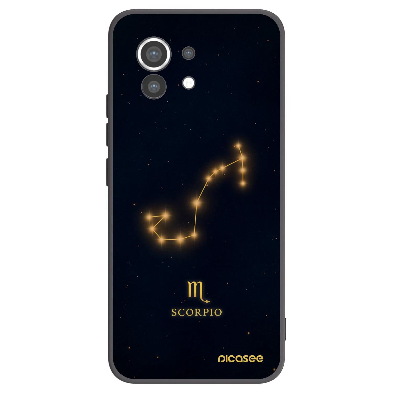 Picasee silikónový čierny obal pre Xiaomi Mi 11 - SCORPIO