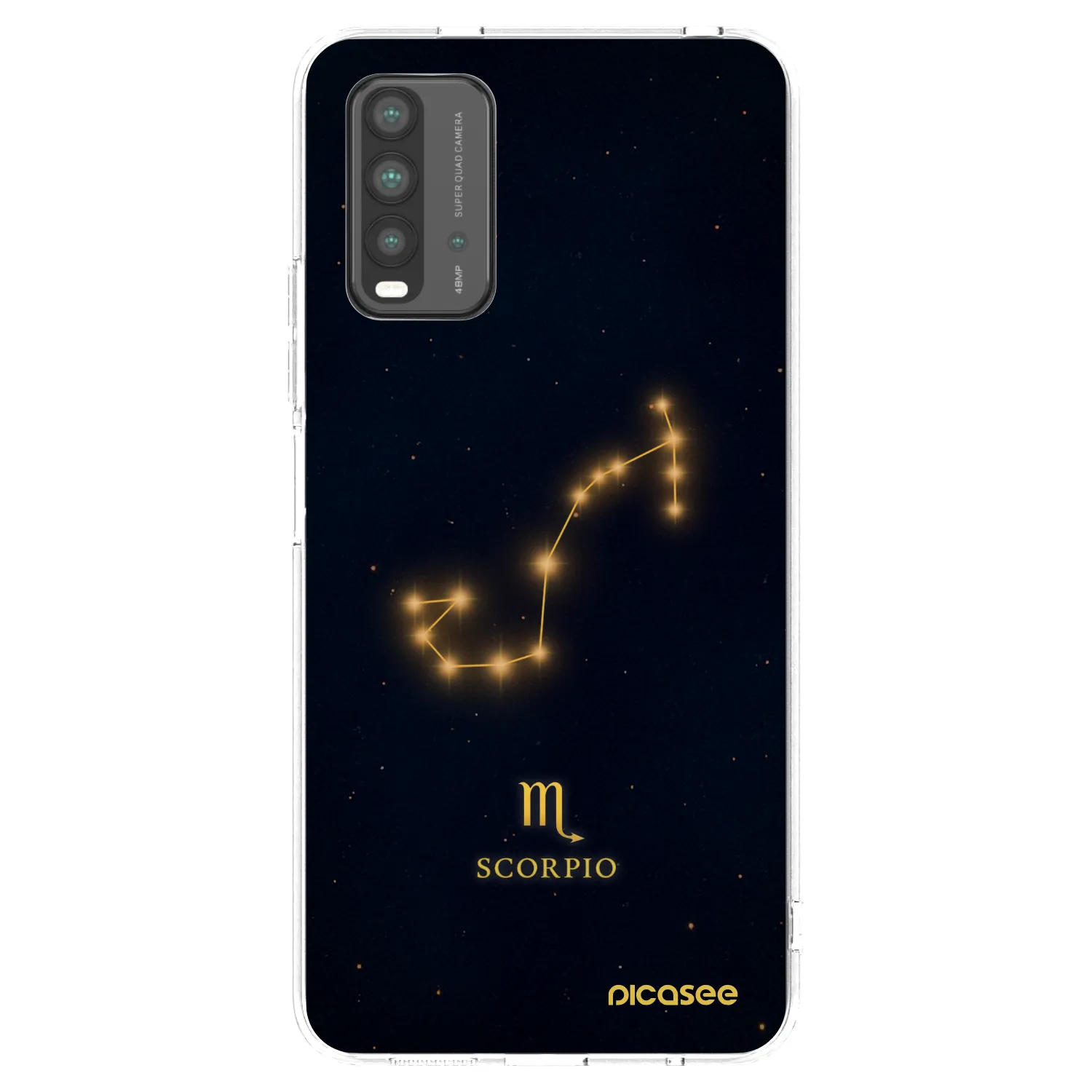 Picasee silikónový čierny obal pre Xiaomi Redmi 9T - SCORPIO