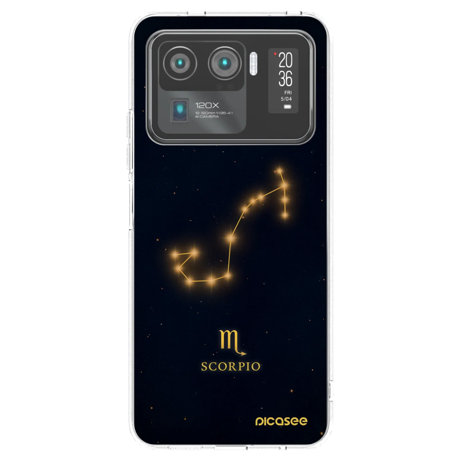 Picasee silikónový prehľadný obal pre Xiaomi Mi 11 Ultra - SCORPIO