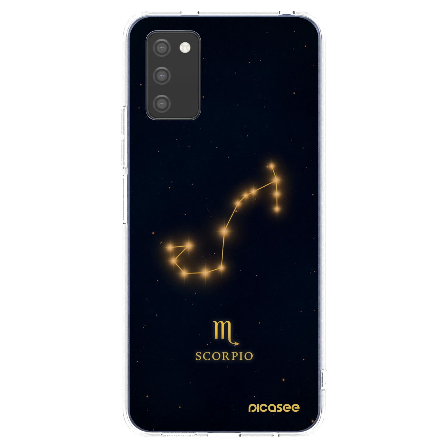 Picasee silikónový prehľadný obal pre Samsung Galaxy A02s A025G - SCORPIO