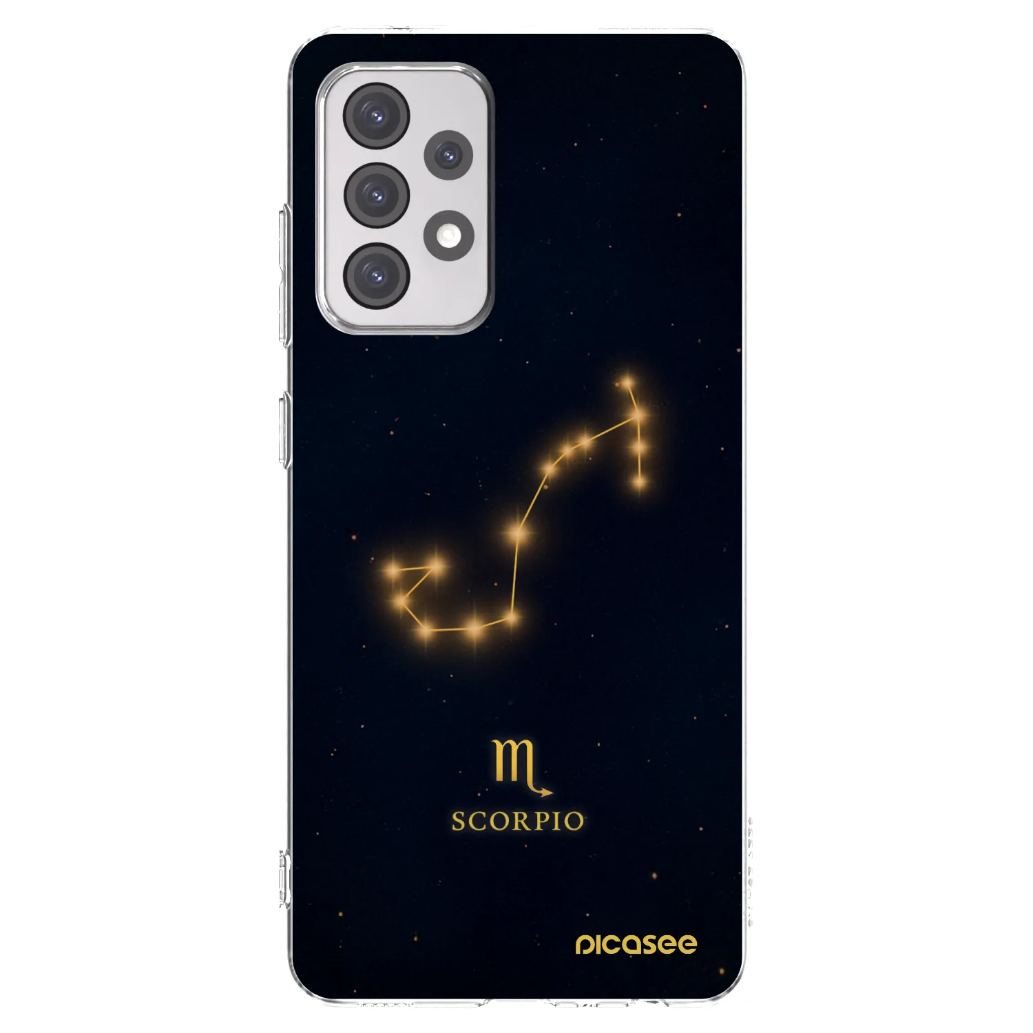 Picasee silikónový prehľadný obal pre Samsung Galaxy A52s 5G A528B - SCORPIO