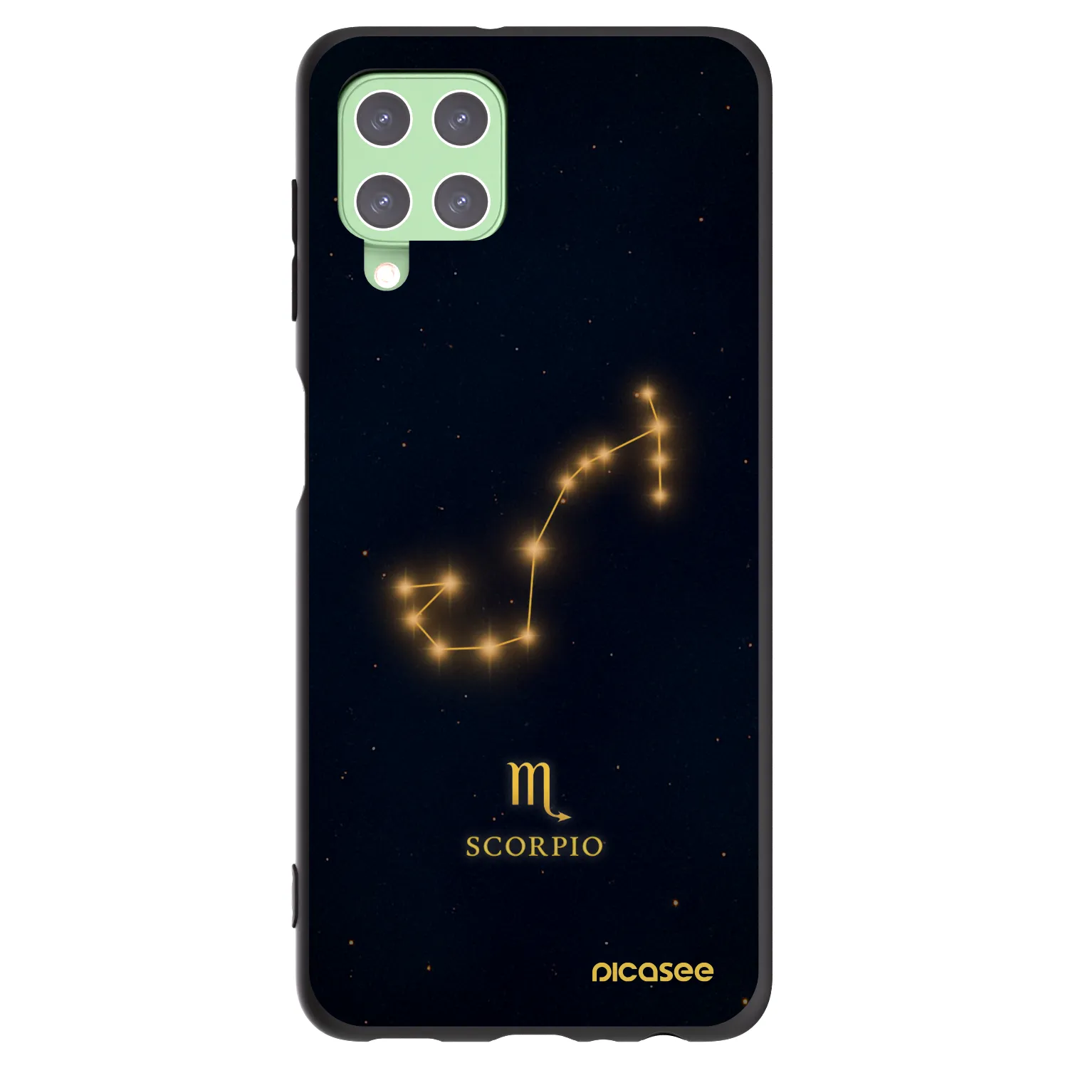 Picasee silikónový čierny obal pre Samsung Galaxy A22 A225F 4G - SCORPIO