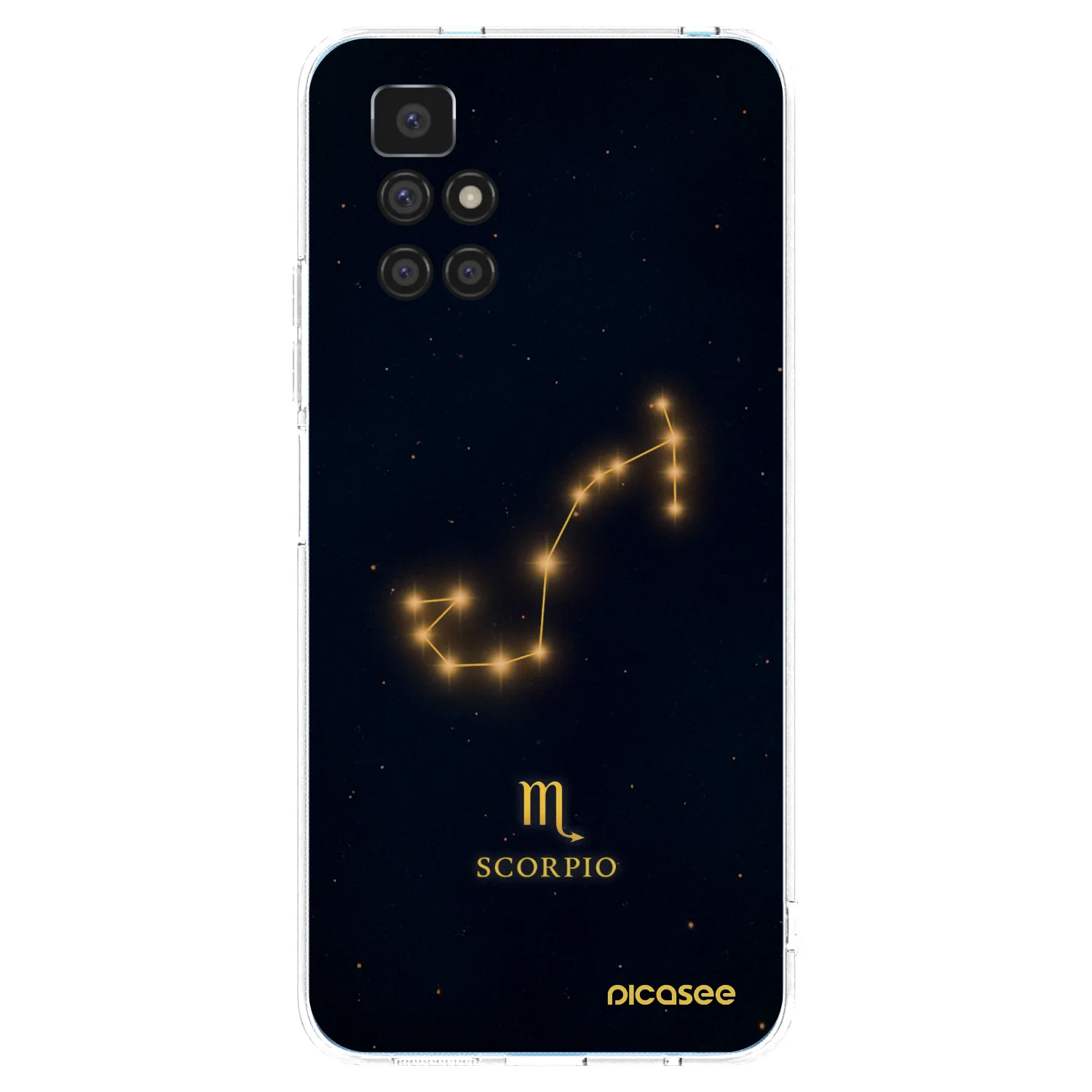 Picasee silikónový prehľadný obal pre Xiaomi Redmi 10 - SCORPIO