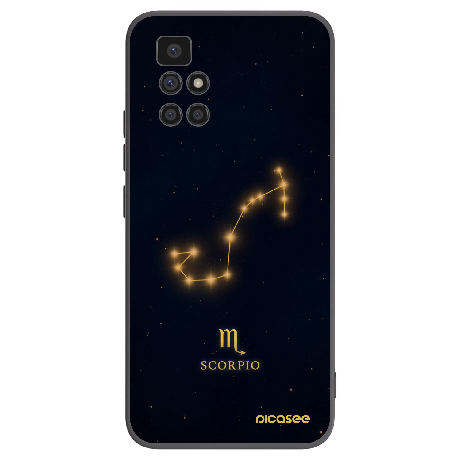 Picasee silikónový čierny obal pre Xiaomi Redmi 10 - SCORPIO