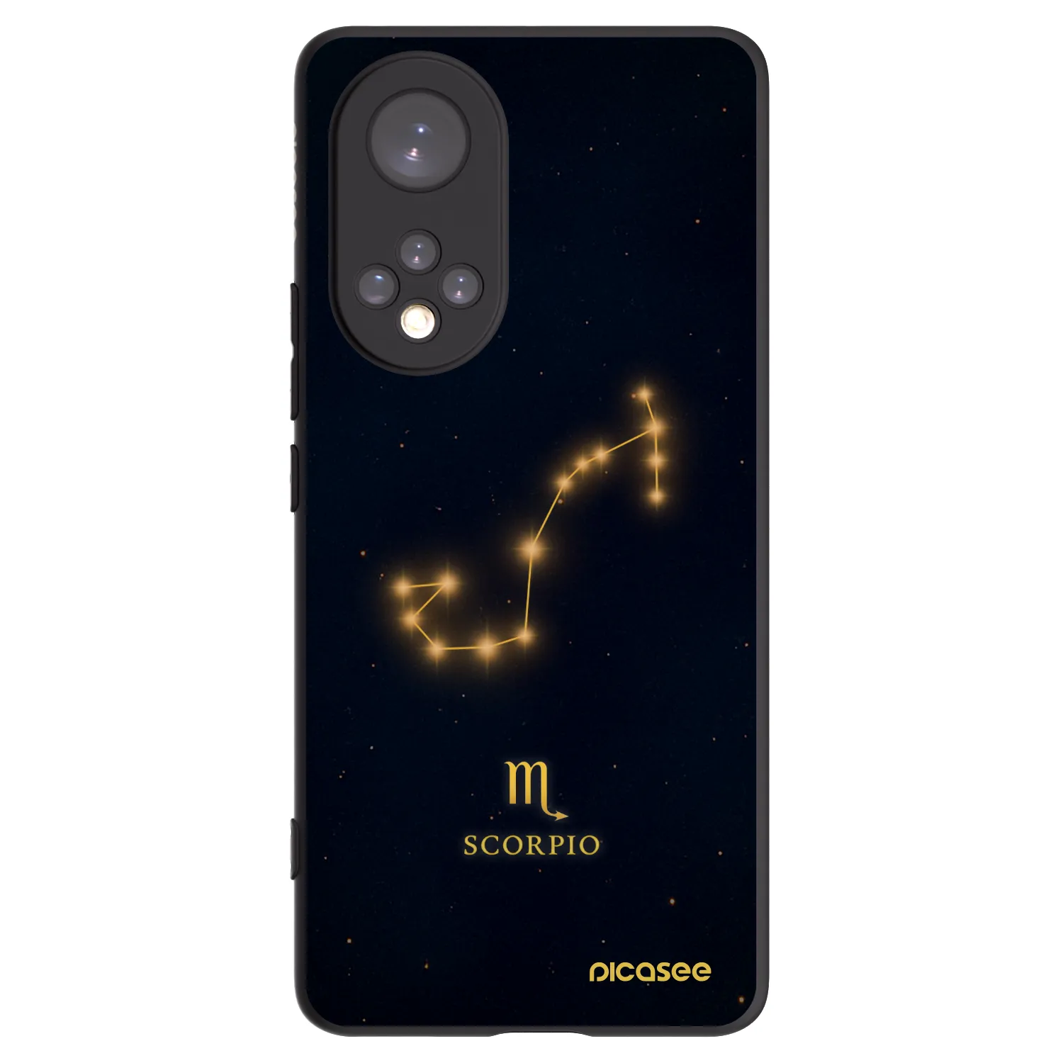 Picasee silikónový čierny obal pre Huawei Nova 9 - SCORPIO