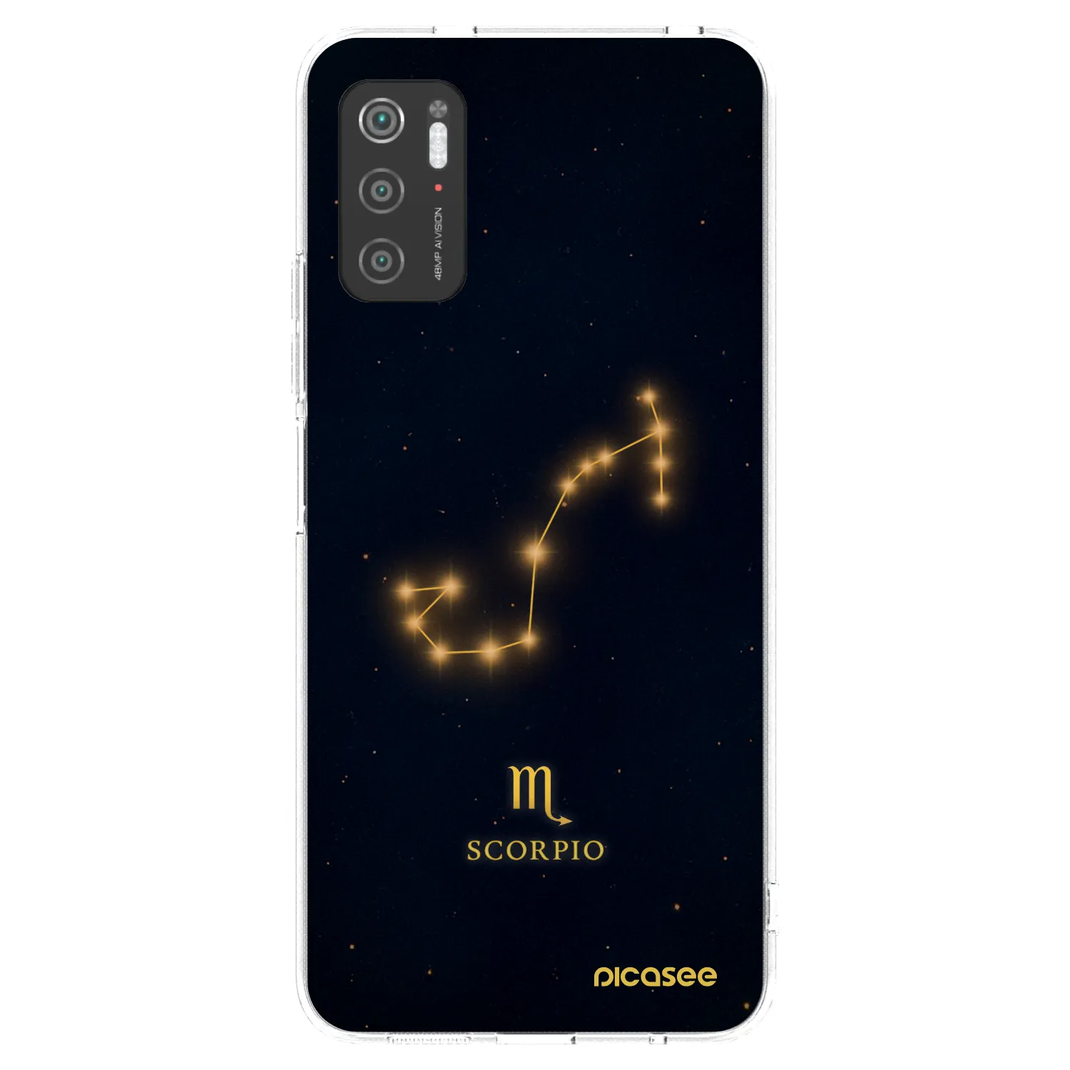 Picasee silikónový prehľadný obal pre Xiaomi Poco M3 Pro 5G - SCORPIO