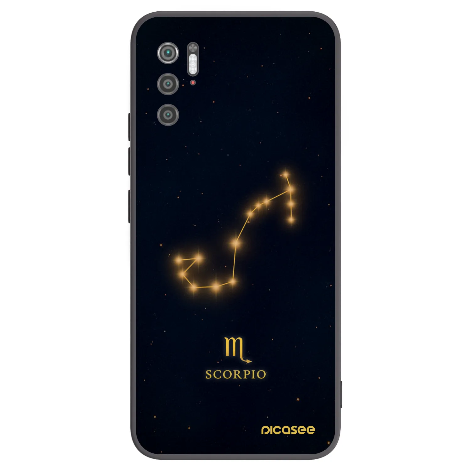 Picasee silikónový čierny obal pre Xiaomi Poco M3 Pro 5G - SCORPIO