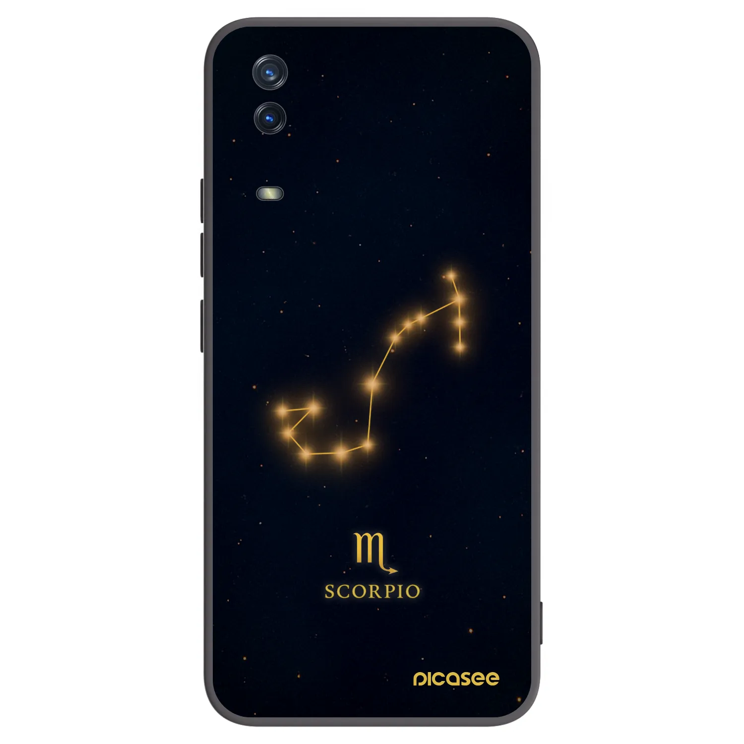 Picasee silikónový čierny obal pre Vivo Y11s - SCORPIO