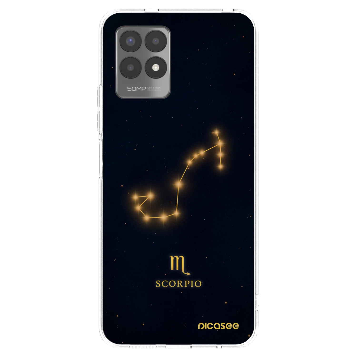 Picasee silikónový prehľadný obal pre Realme 8i - SCORPIO