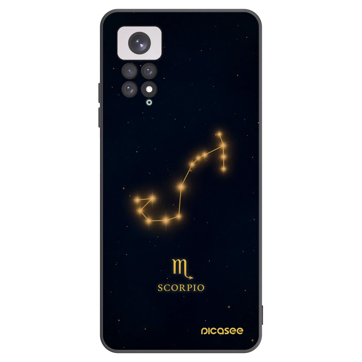 Picasee silikónový čierny obal pre Xiaomi Redmi Note 11 - SCORPIO