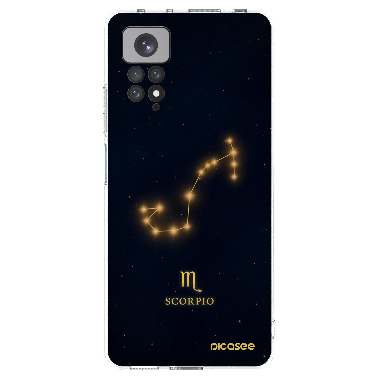 Picasee silikónový prehľadný obal pre Xiaomi Redmi Note 11 - SCORPIO
