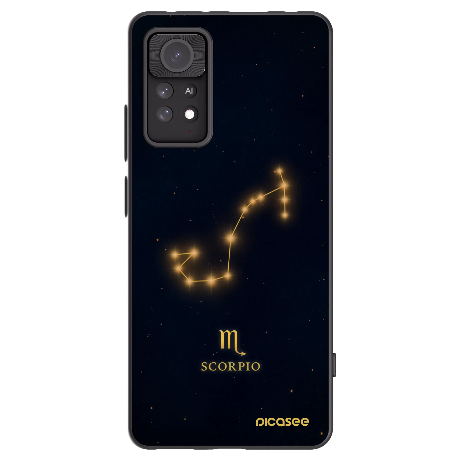 Picasee silikónový čierny obal pre Xiaomi Redmi Note 11 Pro - SCORPIO