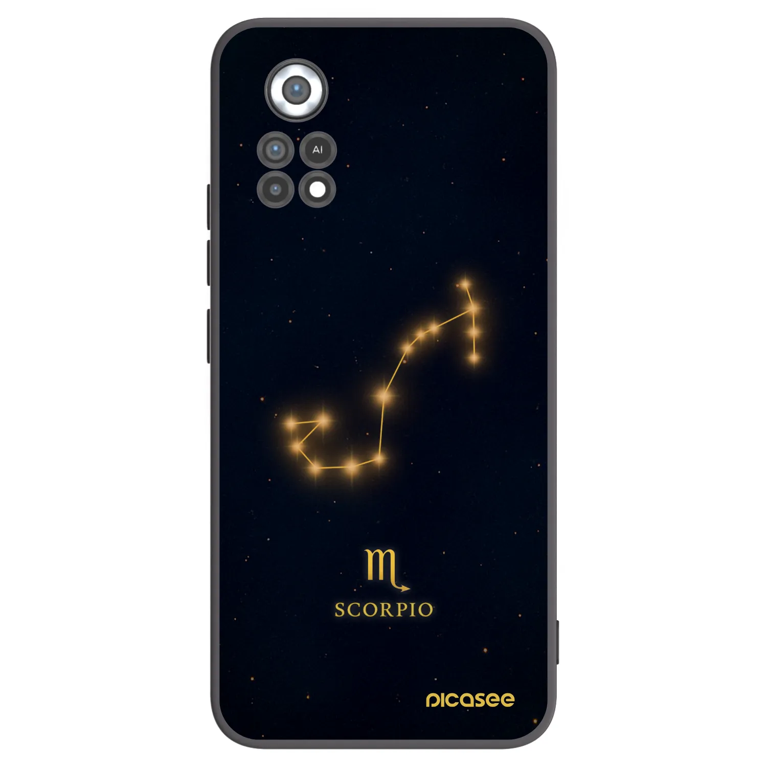 Picasee silikónový čierny obal pre Xiaomi Poco X4 Pro 5G - SCORPIO