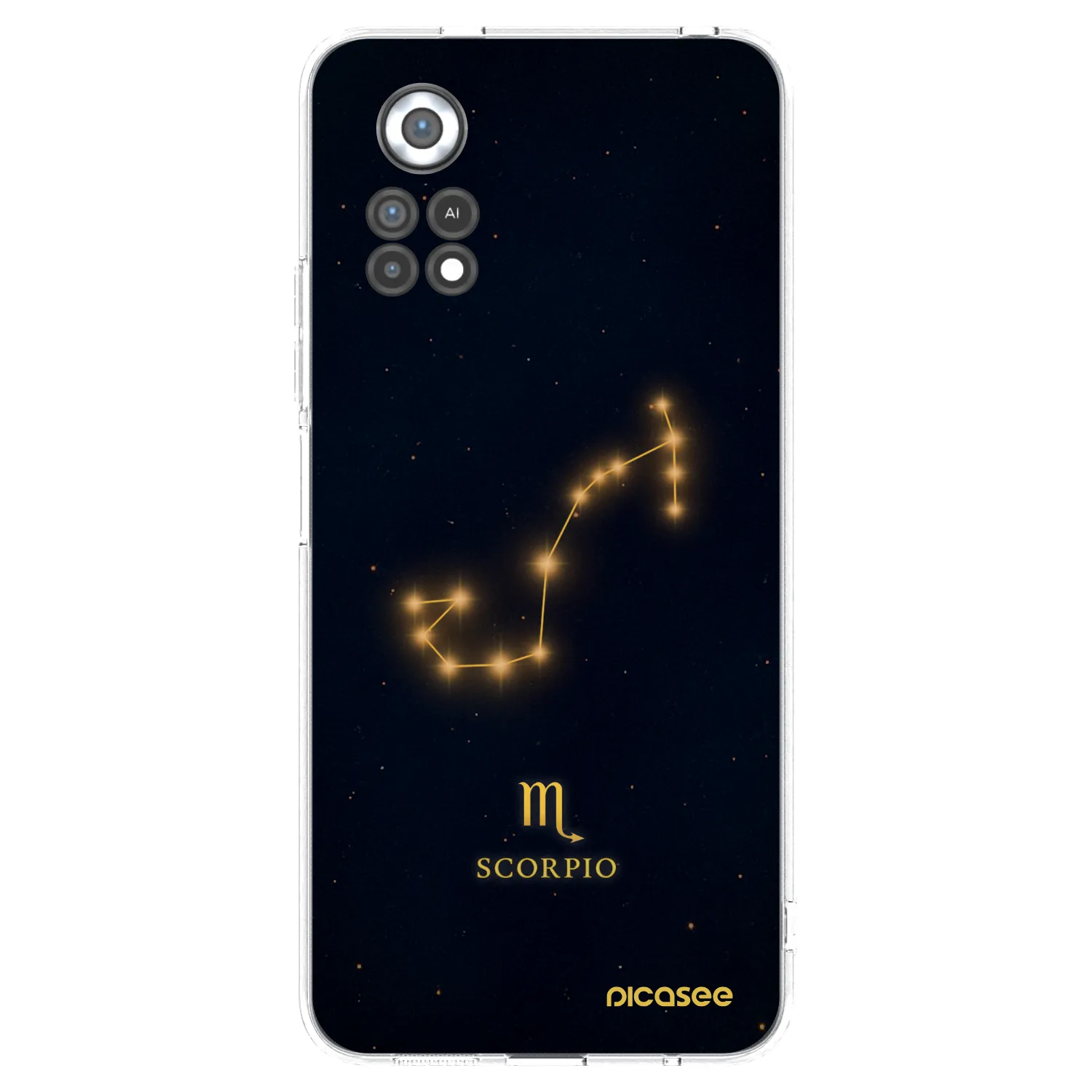 Picasee silikónový prehľadný obal pre Xiaomi Poco X4 Pro 5G - SCORPIO