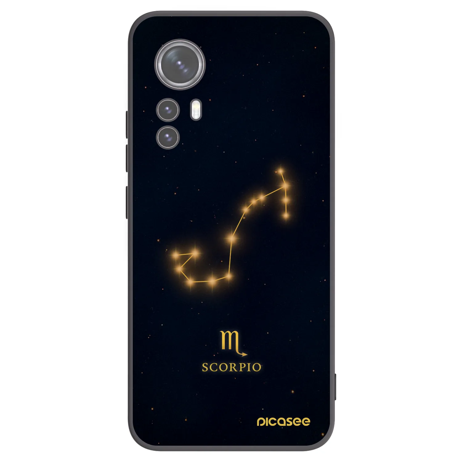 Picasee silikónový čierny obal pre Xiaomi 12 - SCORPIO