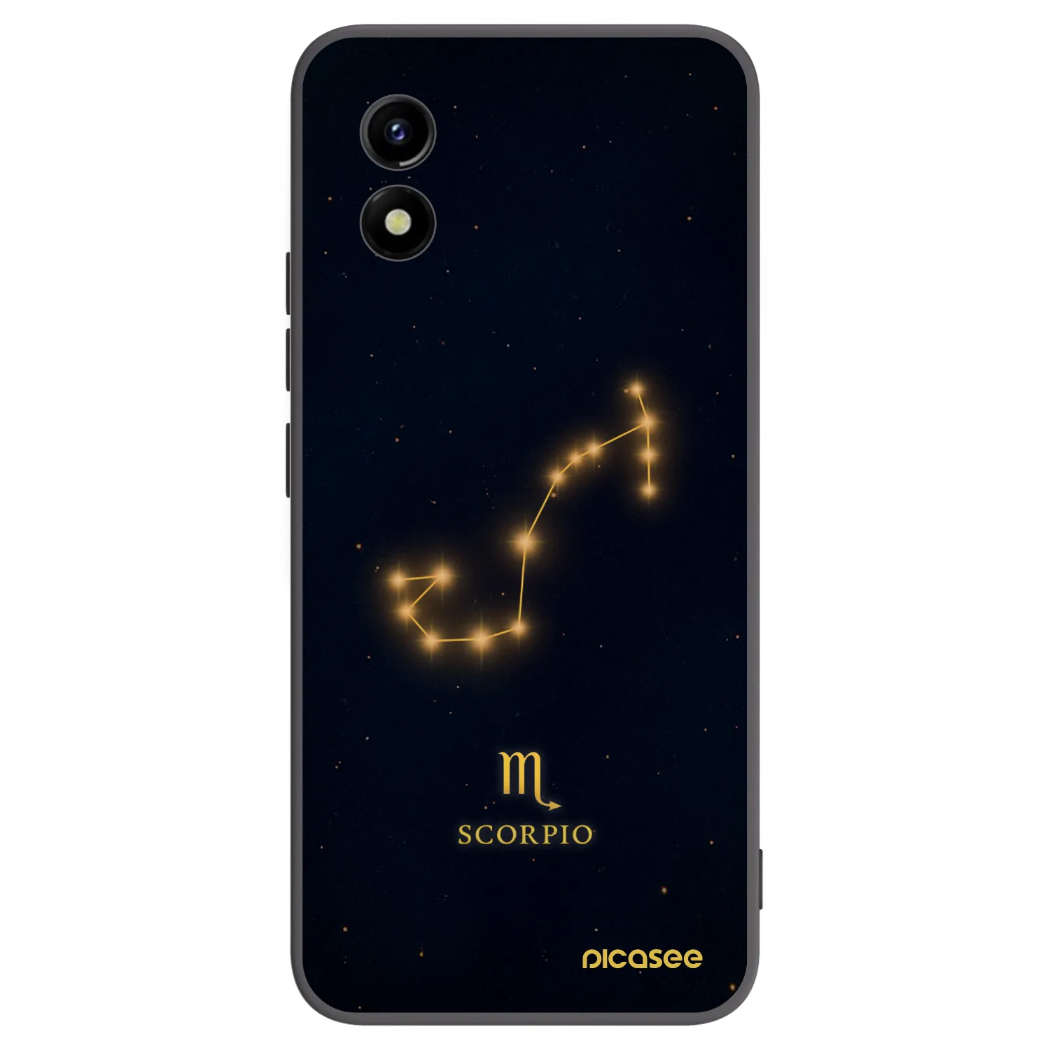 Picasee silikónový čierny obal pre Vivo Y01 - SCORPIO