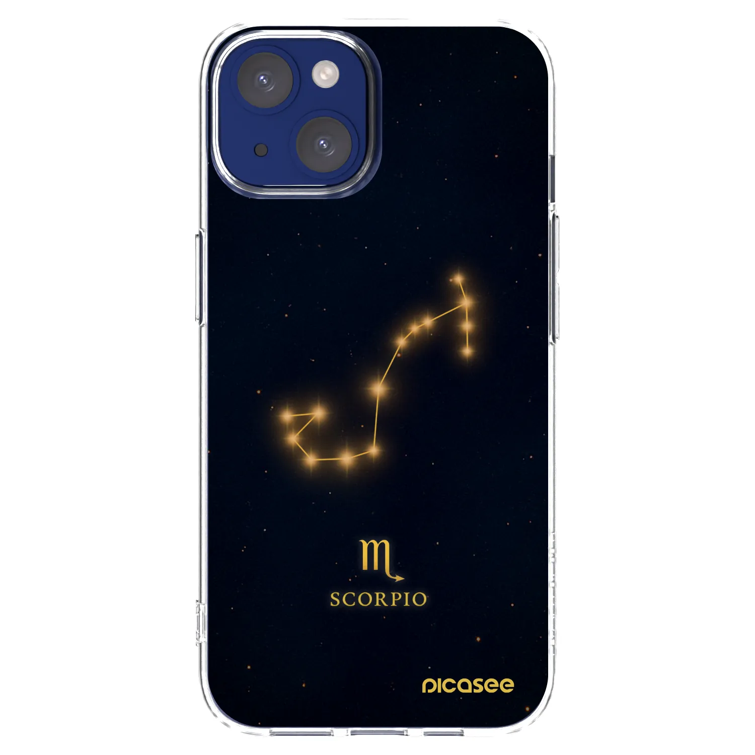 Silikónový prehľadný obal pre Apple iPhone 14 - SCORPIO