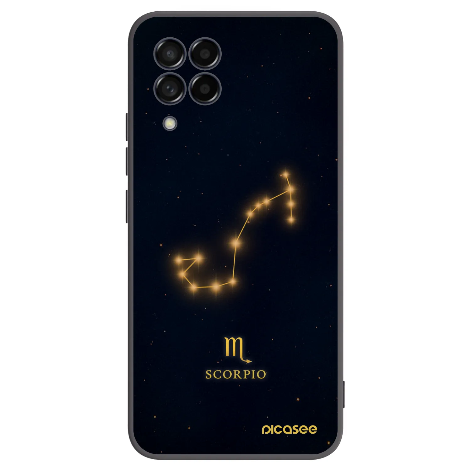 Picasee silikónový čierny obal pre Samsung Galaxy M53 5G - SCORPIO