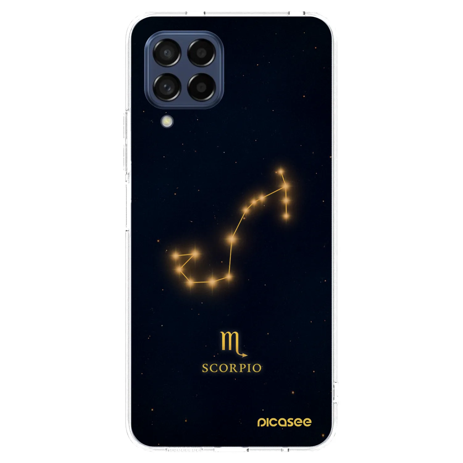 Picasee silikónový prehľadný obal pre Samsung Galaxy M53 5G - SCORPIO