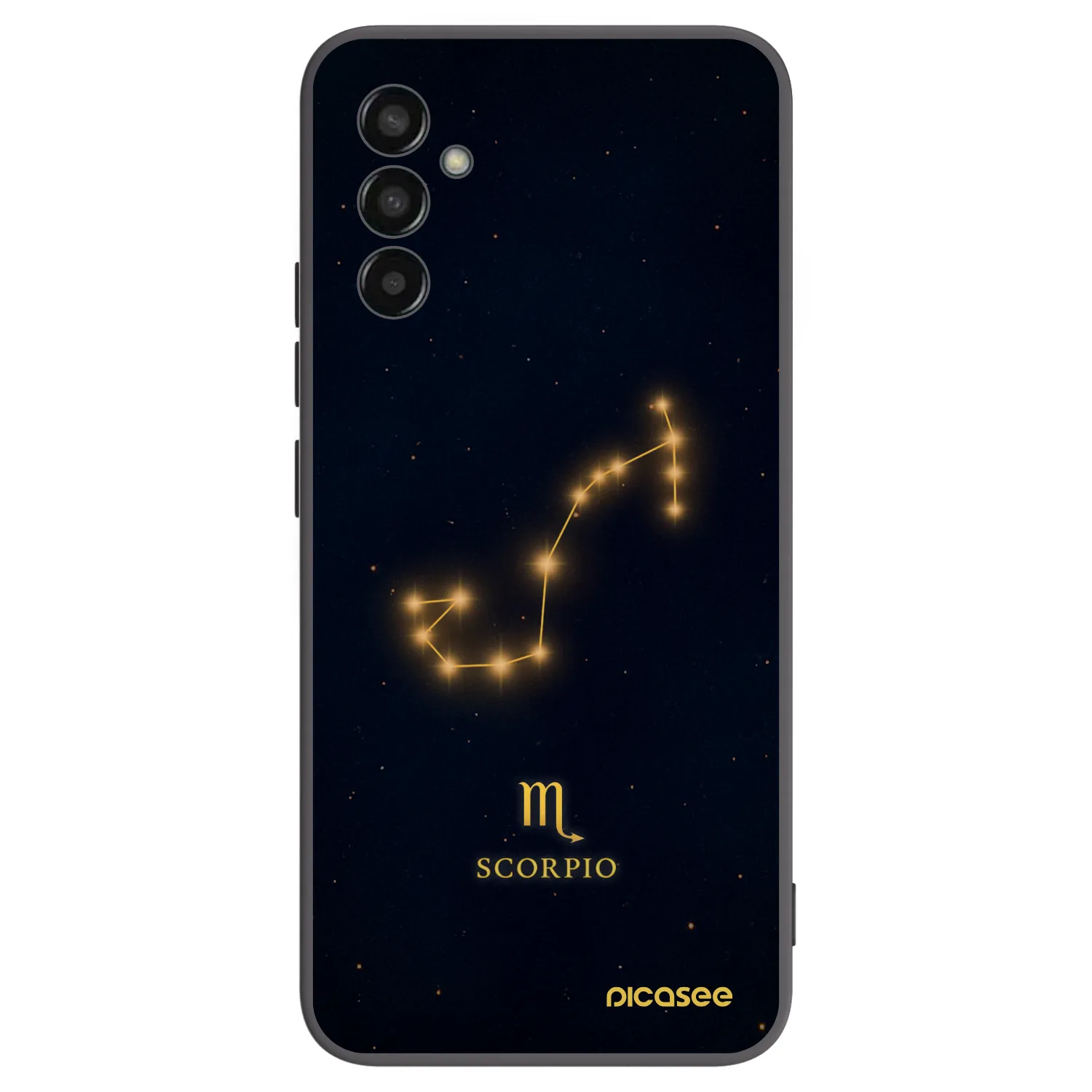 Picasee silikónový čierny obal pre Samsung Galaxy M13 M135F - SCORPIO