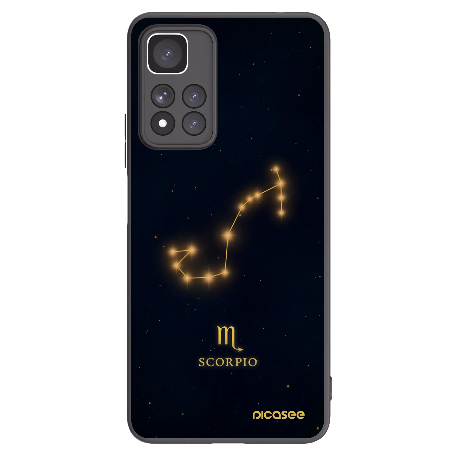 Picasee silikónový čierny obal pre Xiaomi Redmi Note 11 Pro+ 5G - SCORPIO