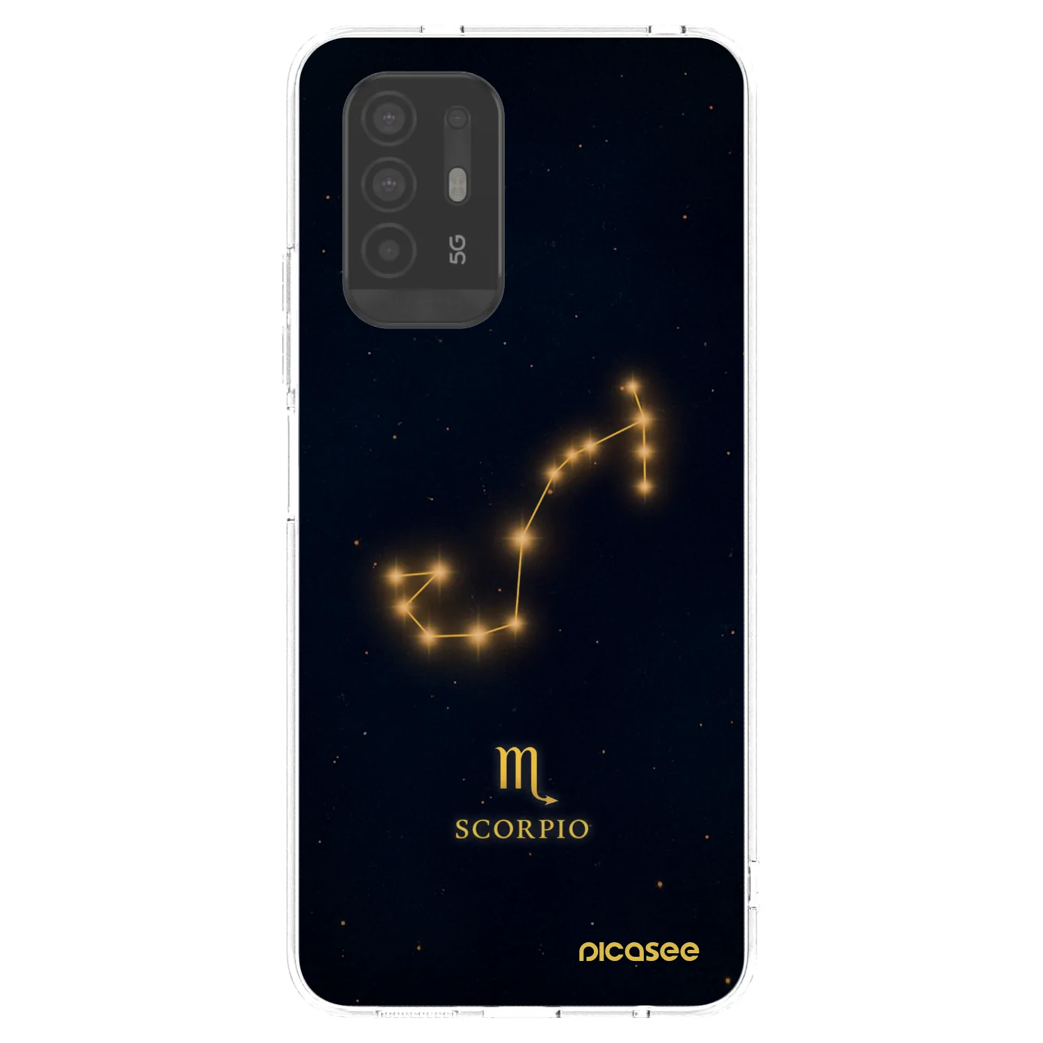 Picasee silikónový prehľadný obal pre OPPO A94 5G - SCORPIO