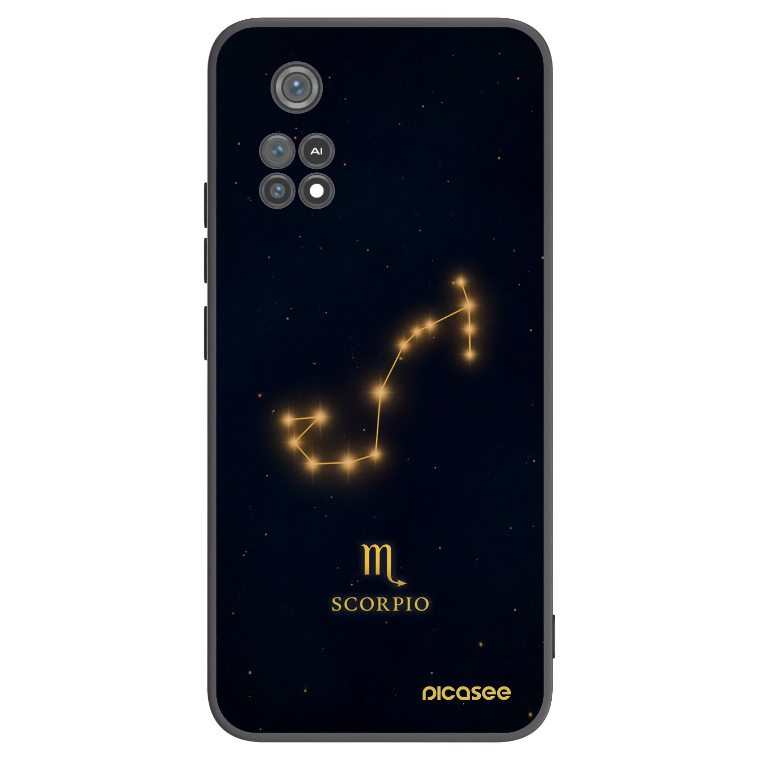 Picasee silikónový čierny obal pre Xiaomi Poco M4 Pro - SCORPIO