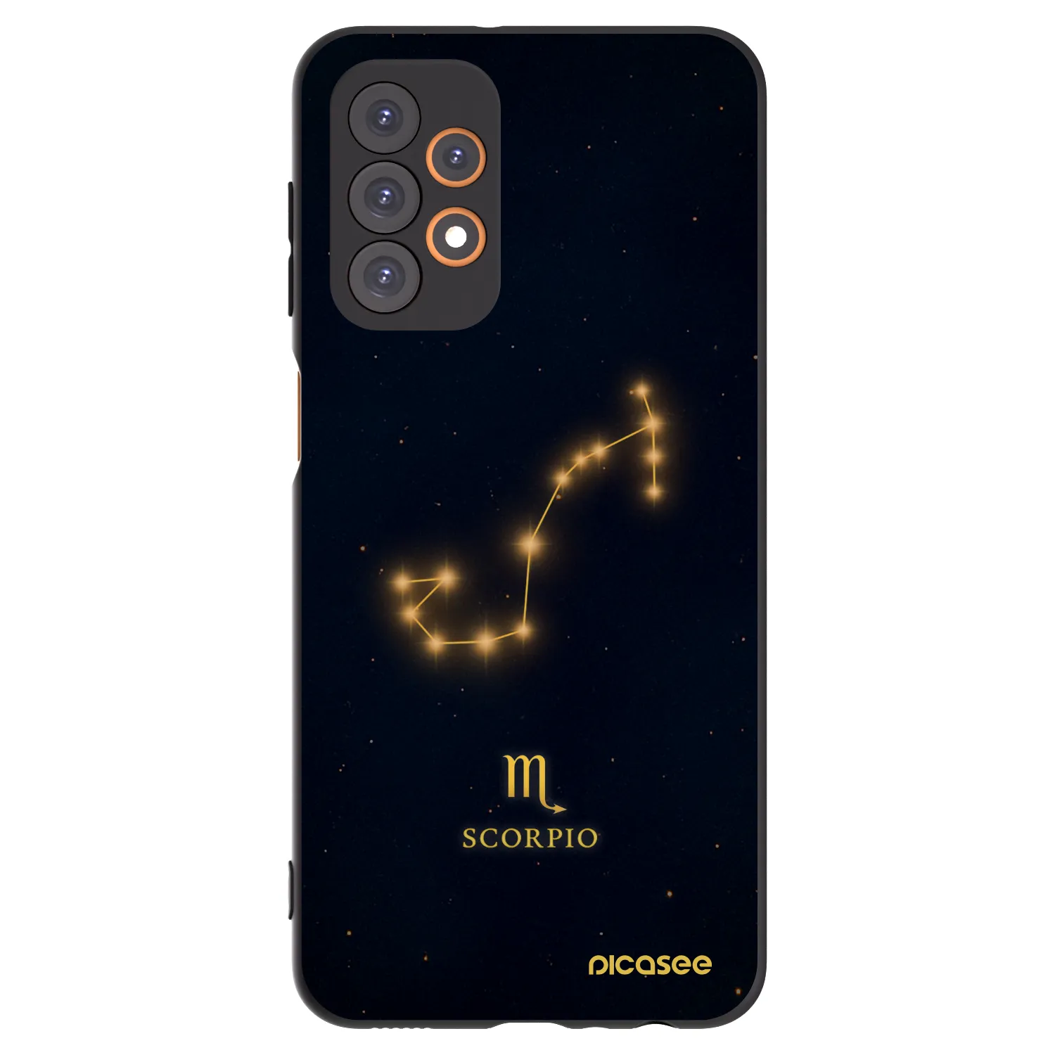 Picasee silikónový čierny obal pre Samsung Galaxy A23 A235F 4G - SCORPIO