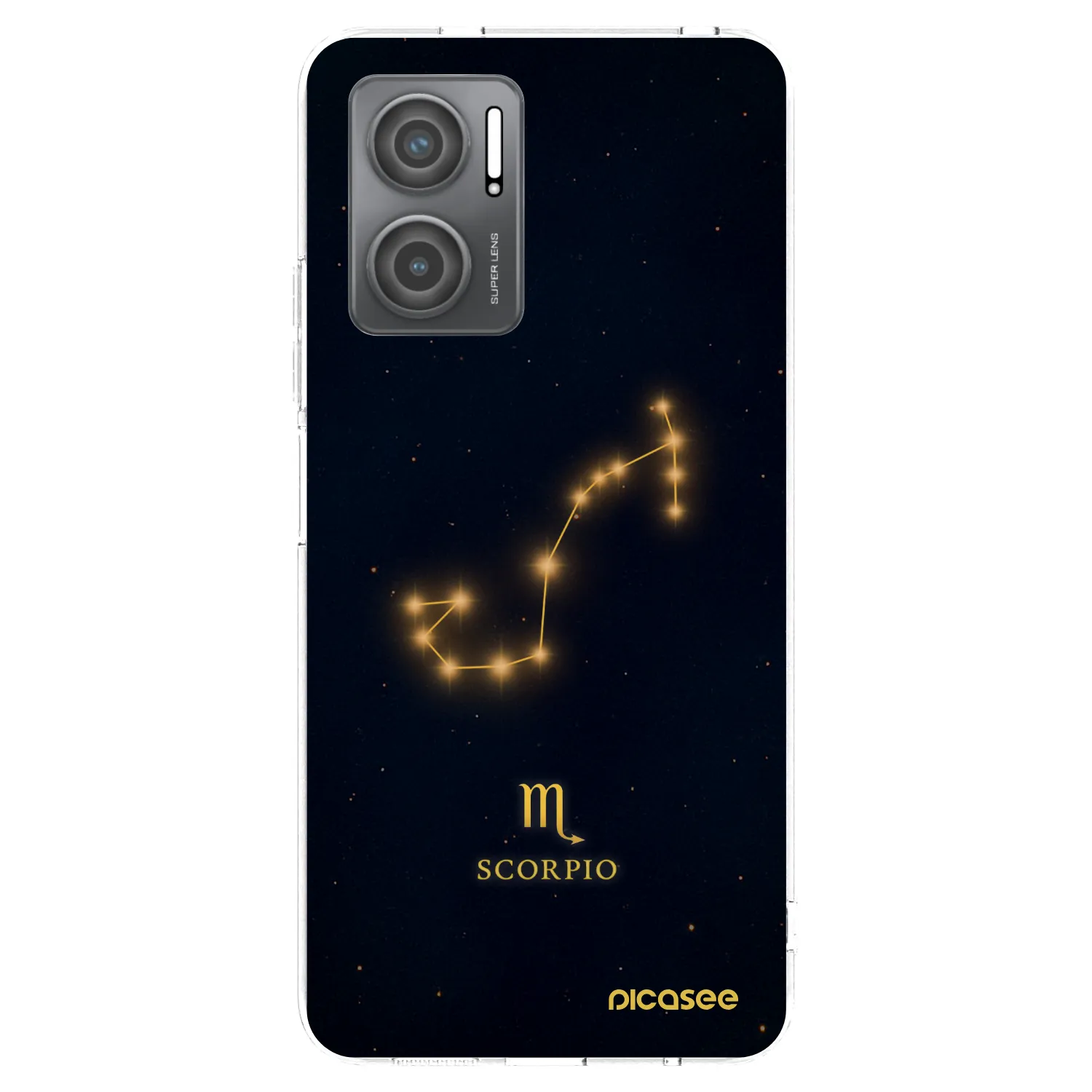 Silikónový prehľadný obal pre Xiaomi Redmi 10 5G - SCORPIO