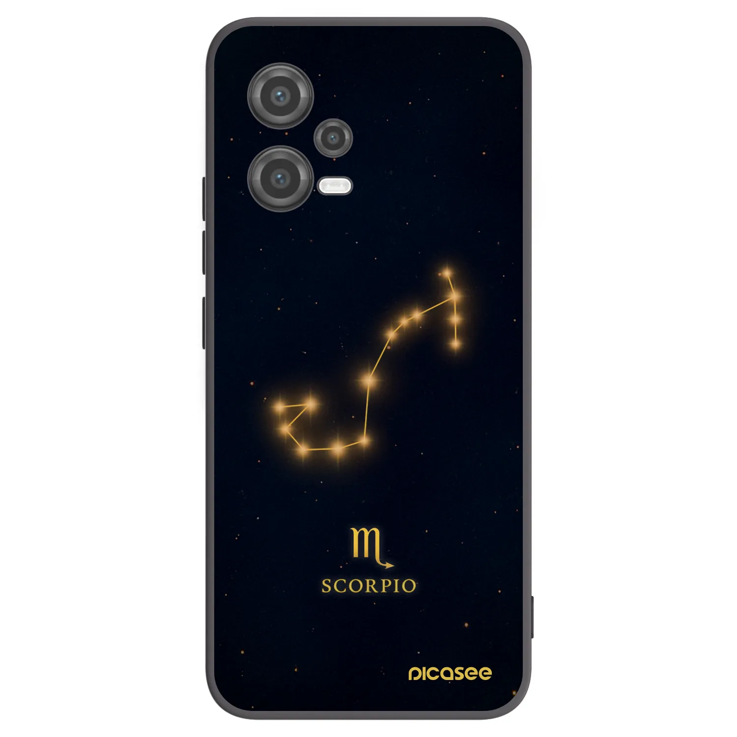 Picasee silikónový čierny obal pre Xiaomi Poco X5 - SCORPIO