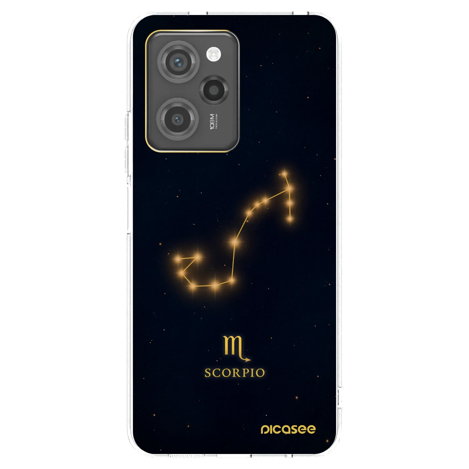 Picasee silikónový prehľadný obal pre Xiaomi Poco X5 Pro - SCORPIO