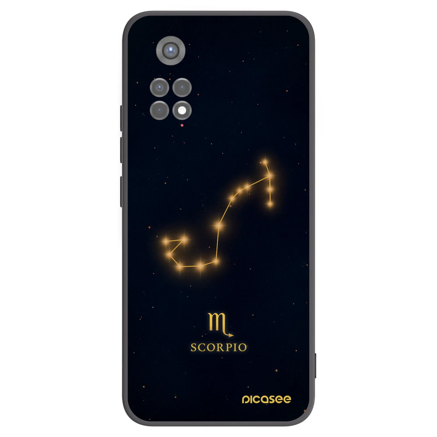 Picasee silikónový čierny obal pre Xiaomi Redmi Note 11S 5G - SCORPIO
