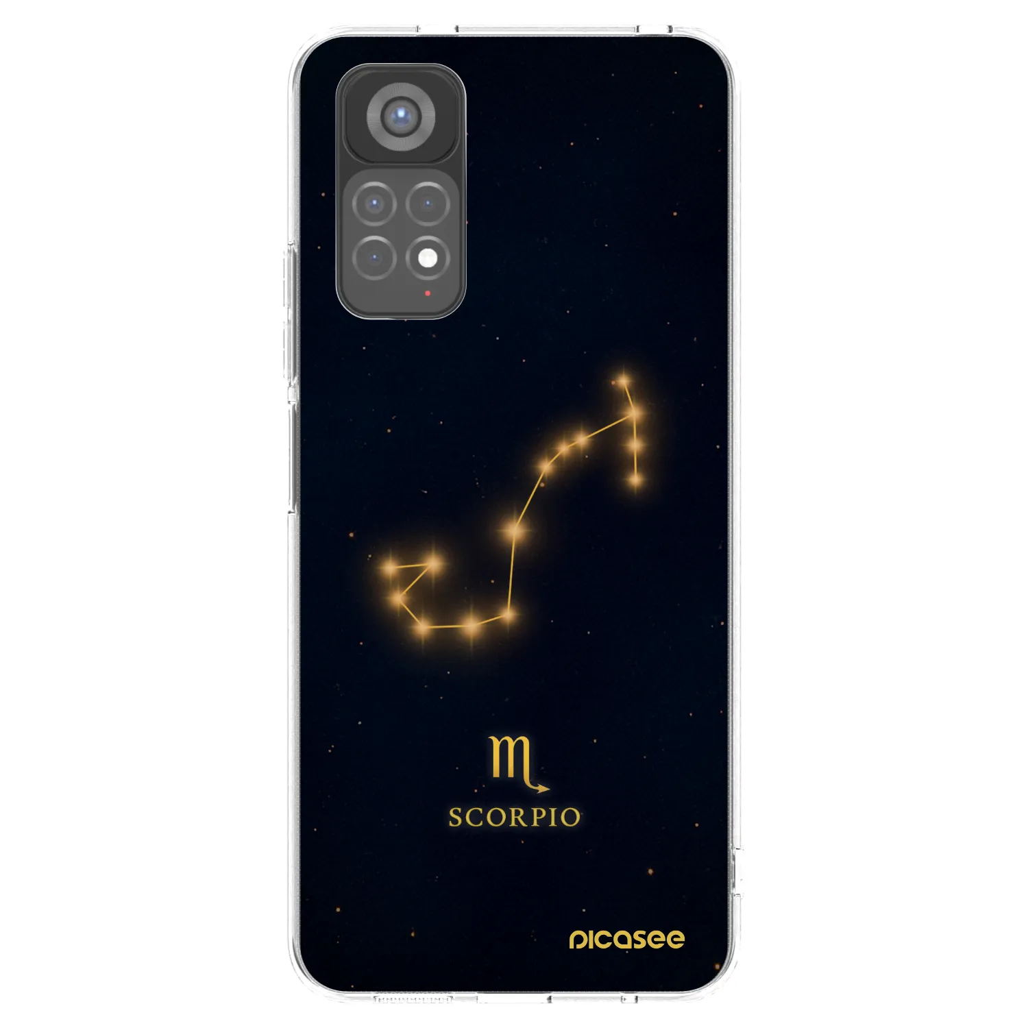 Silikónový prehľadný obal pre Xiaomi Redmi Note 11S 5G - SCORPIO