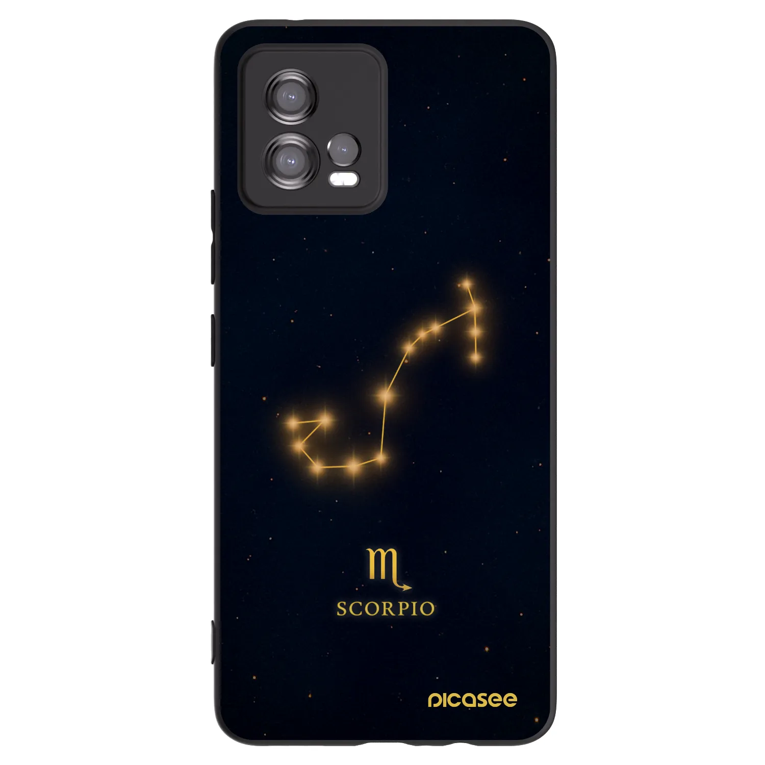 Picasee silikónový čierny obal pre Motorola Moto G72 - SCORPIO