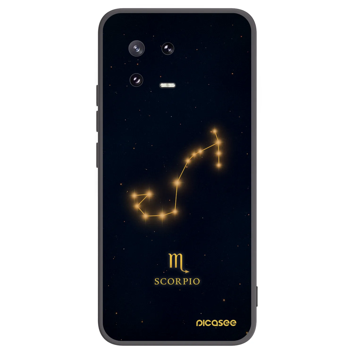 Picasee silikónový čierny obal pre Xiaomi 13 Pro - SCORPIO
