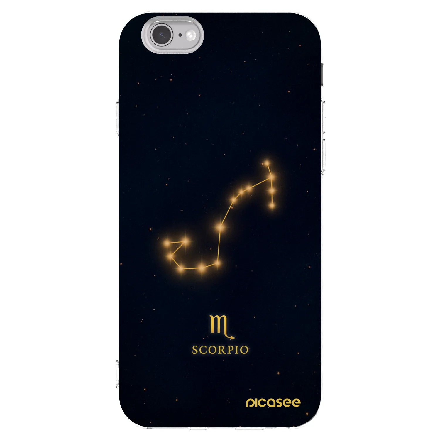Picasee silikónový prehľadný obal pre Apple iPhone 6/6S - SCORPIO