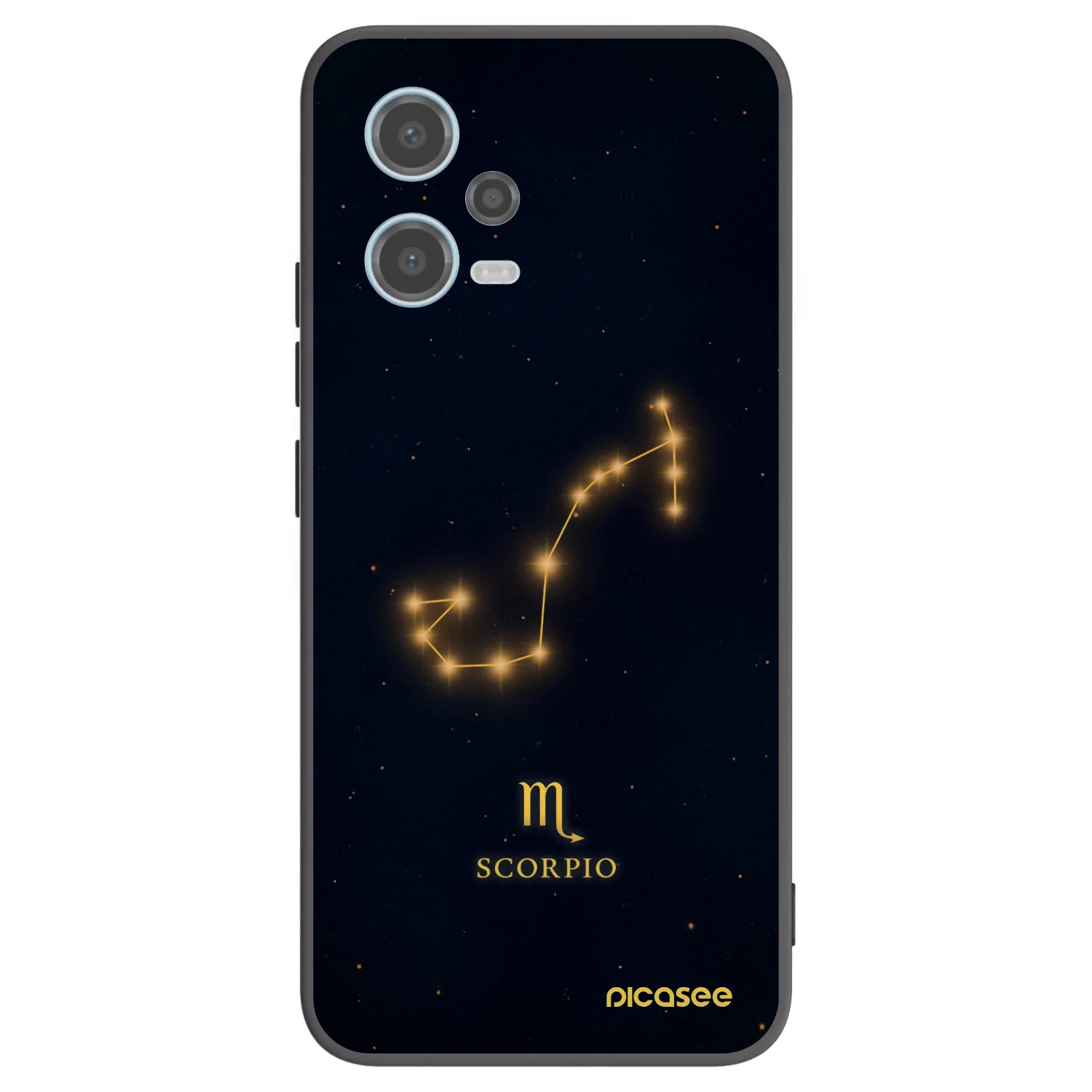 Picasee silikónový čierny obal pre Xiaomi Redmi Note 12 5G - SCORPIO