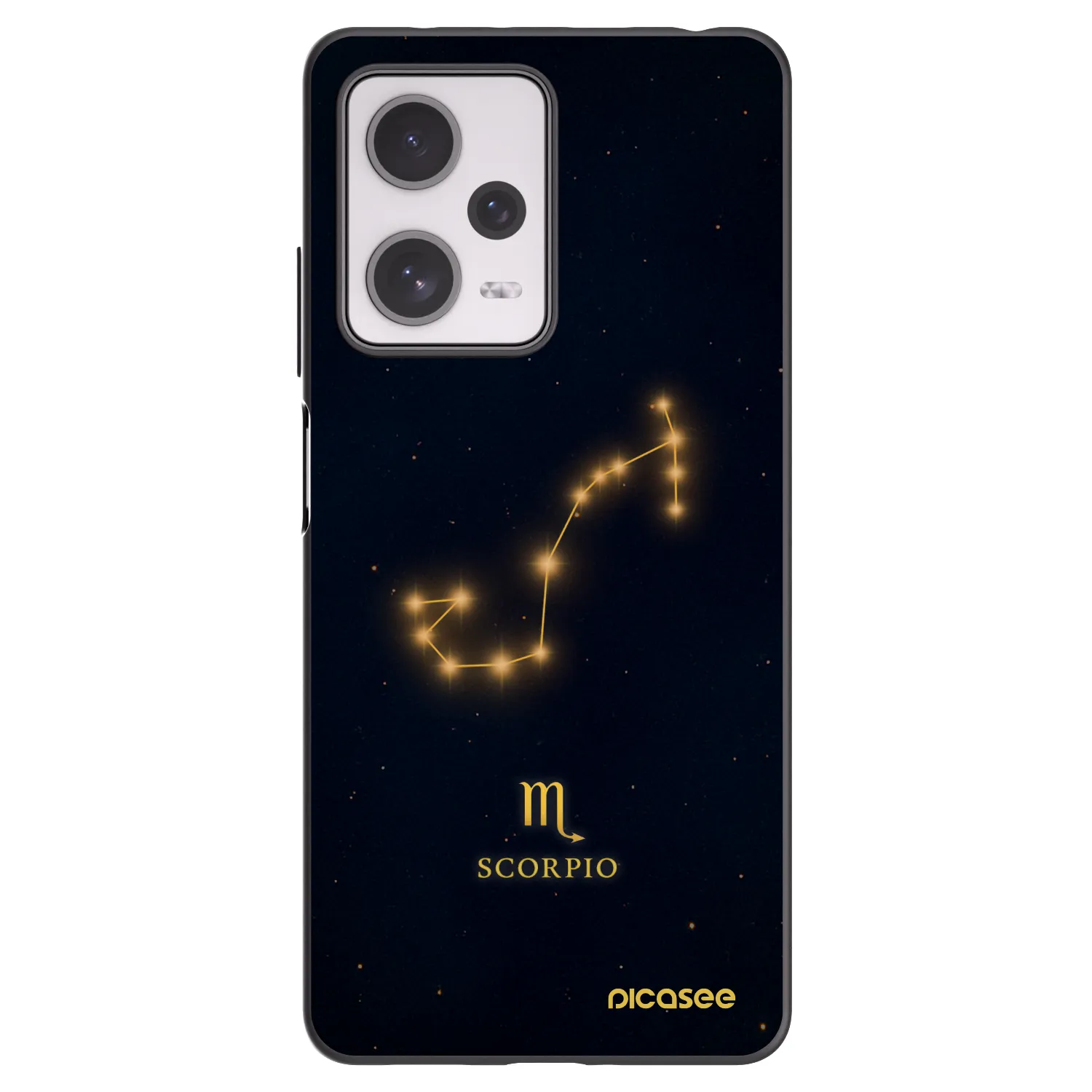 Picasee silikónový čierny obal pre Xiaomi Redmi Note 12 Pro+ 5G - SCORPIO