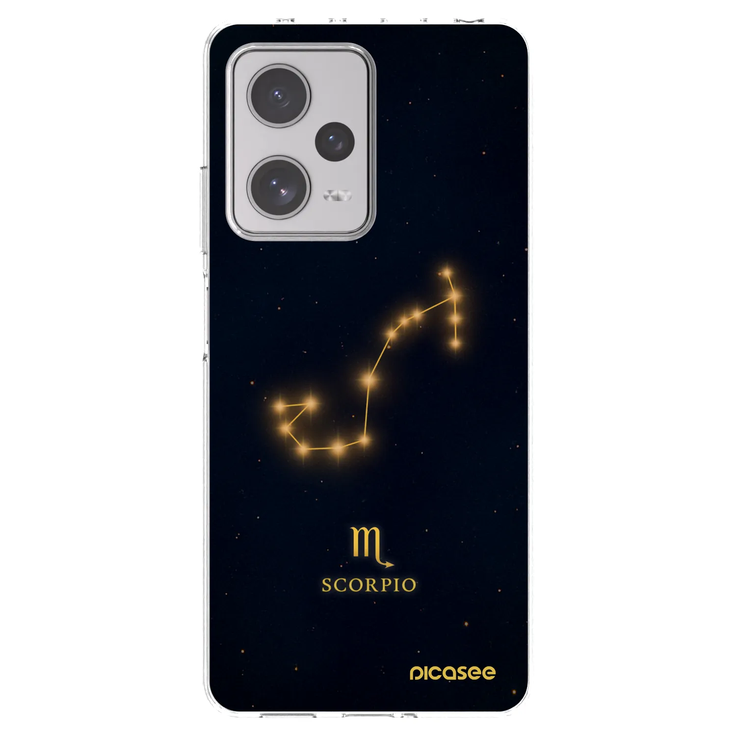 Picasee silikónový prehľadný obal pre Xiaomi Redmi Note 12 Pro+ 5G - SCORPIO