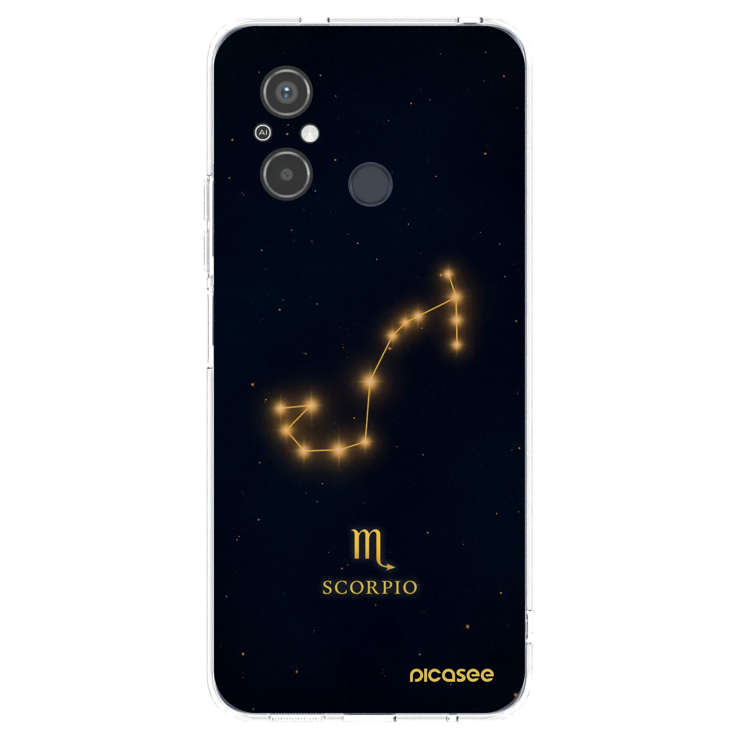 Picasee silikónový prehľadný obal pre Xiaomi Redmi 12C - SCORPIO