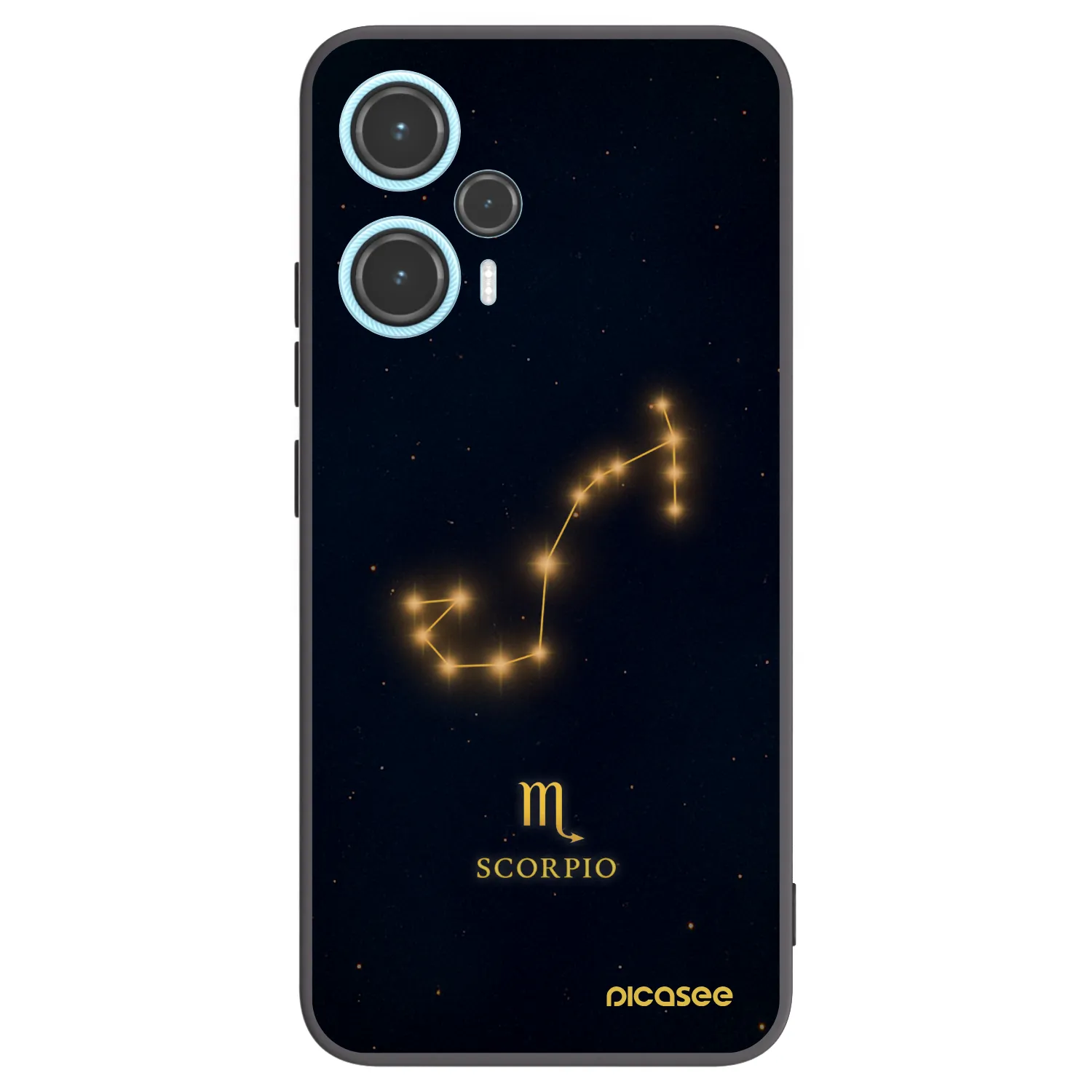 Picasee silikónový čierny obal pre Xiaomi Poco F5 - SCORPIO