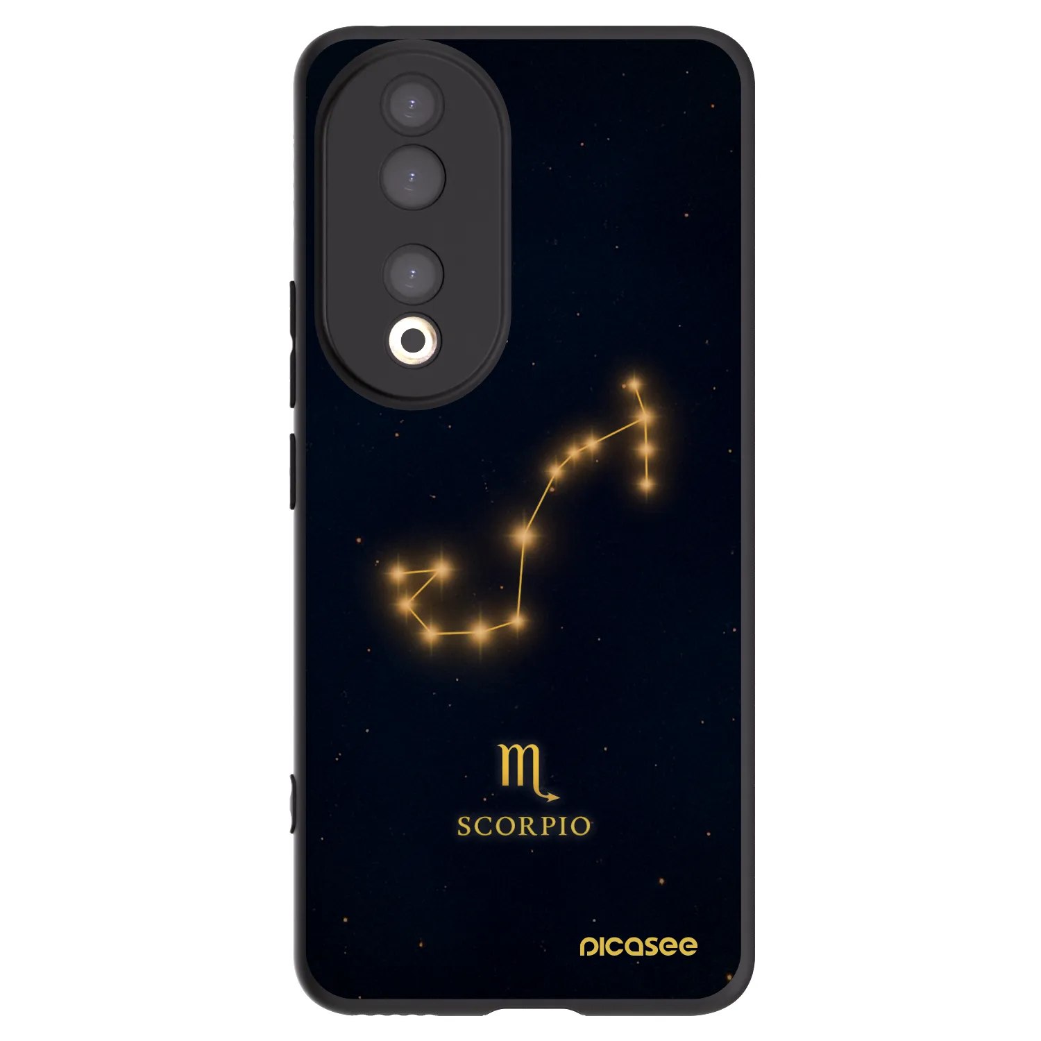 Picasee silikónový čierny obal pre Honor 90 5G - SCORPIO