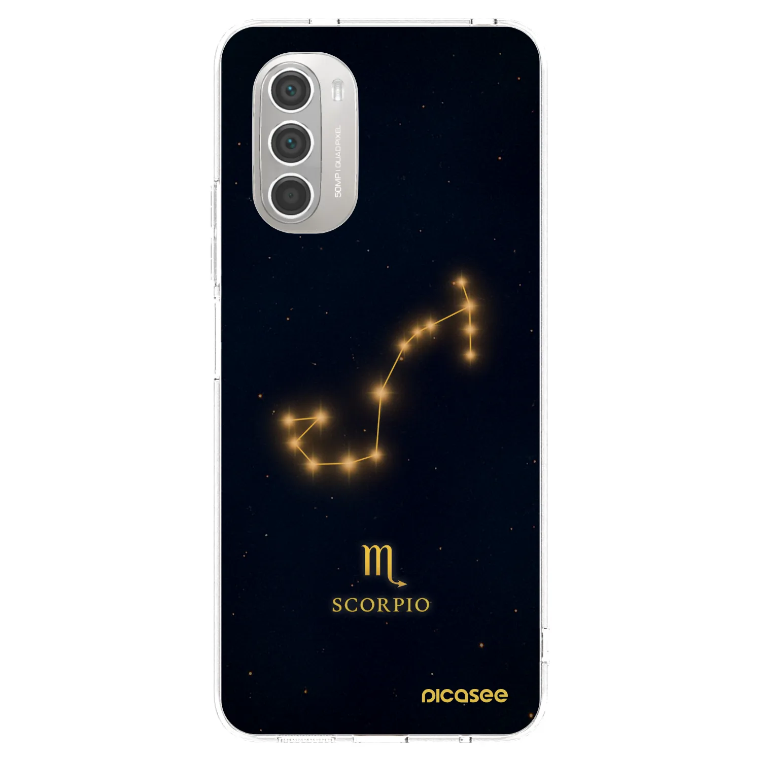 Picasee silikónový prehľadný obal pre Motorola Moto G51 - SCORPIO