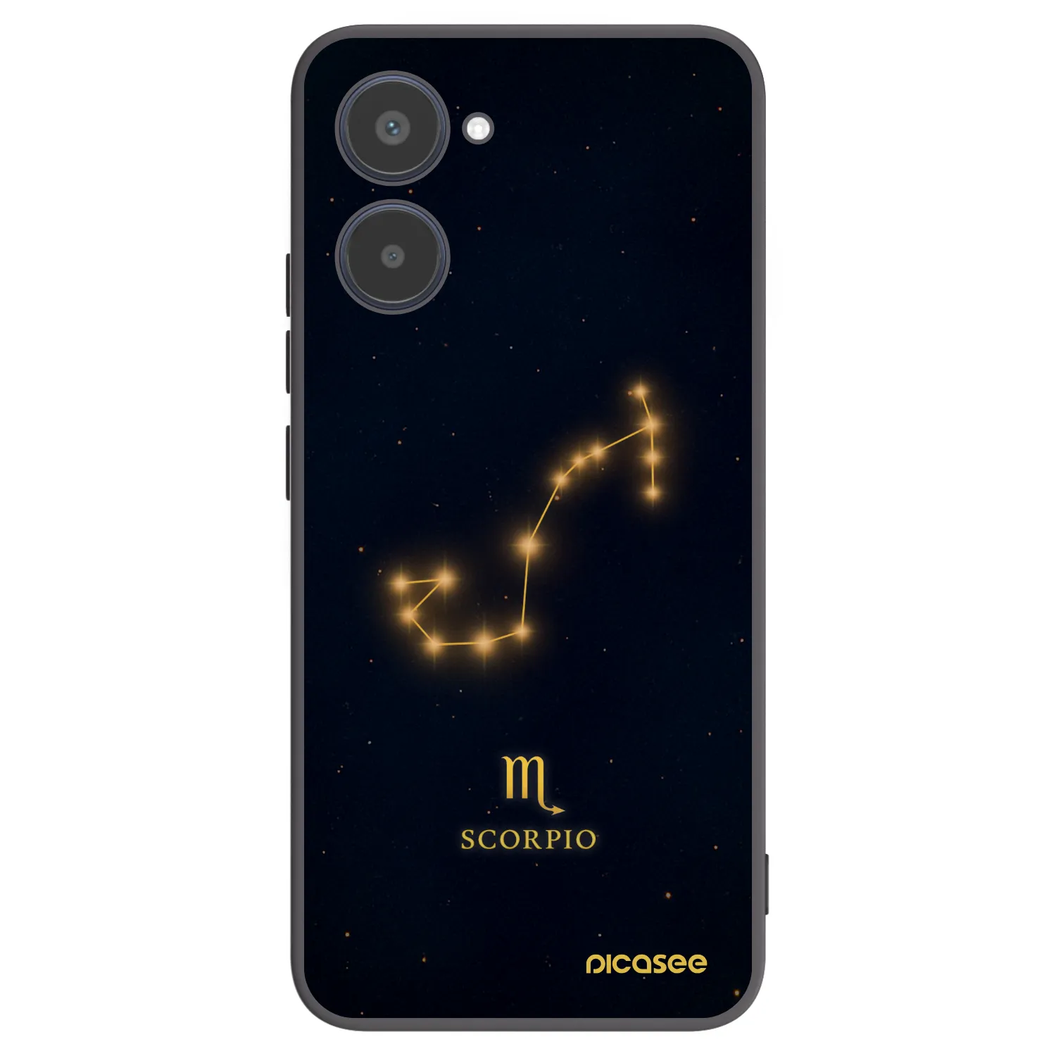 Picasee silikónový čierny obal pre Realme 10 4G - SCORPIO