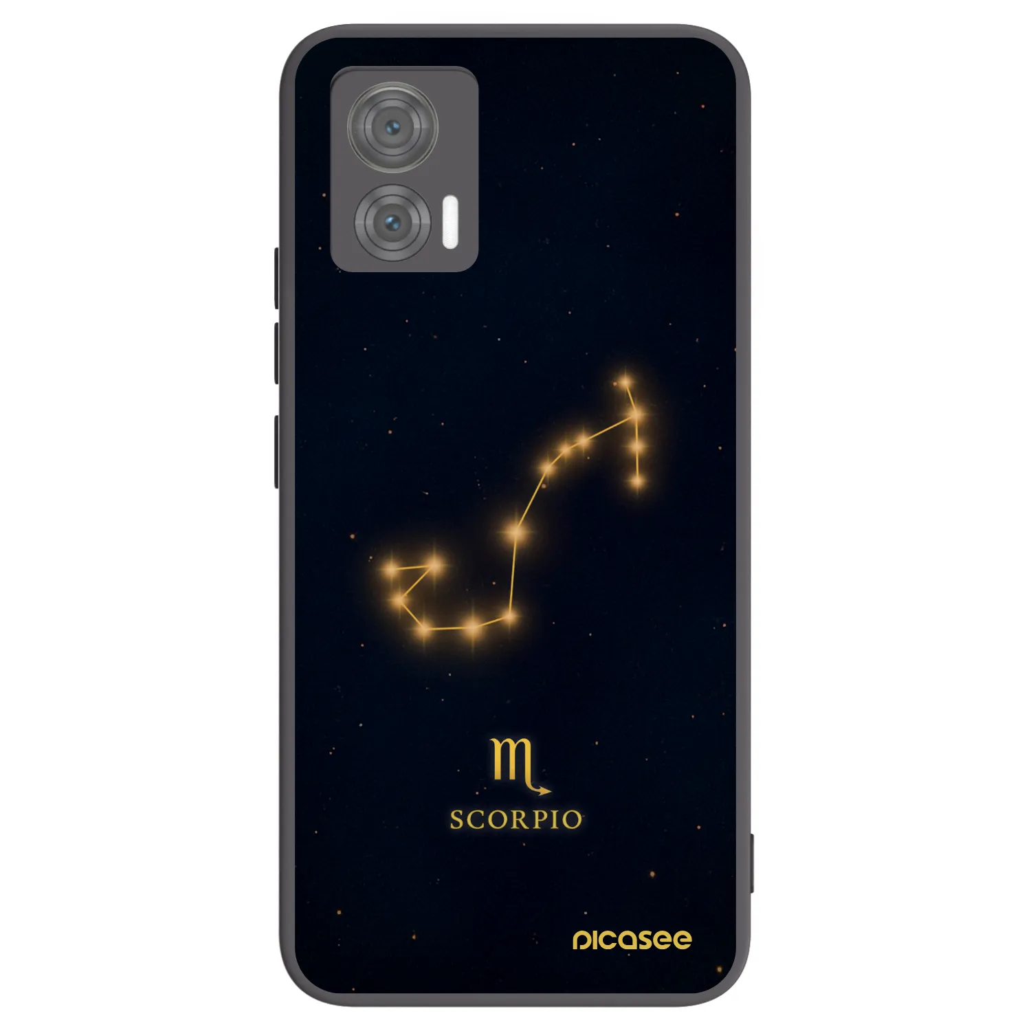 Picasee silikónový čierny obal pre Motorola Edge 30 Neo - SCORPIO