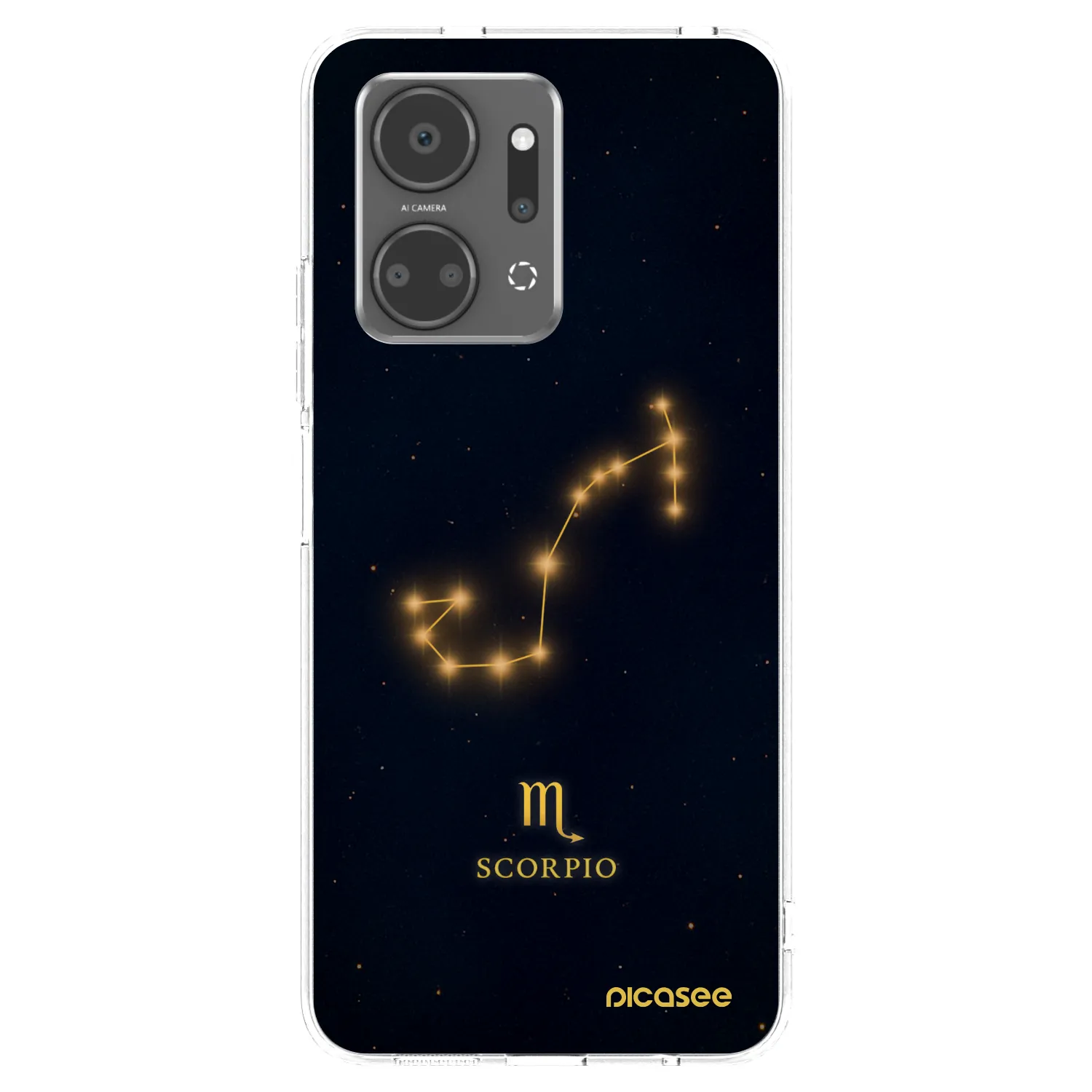 Picasee silikónový prehľadný obal pre Honor X7a - SCORPIO